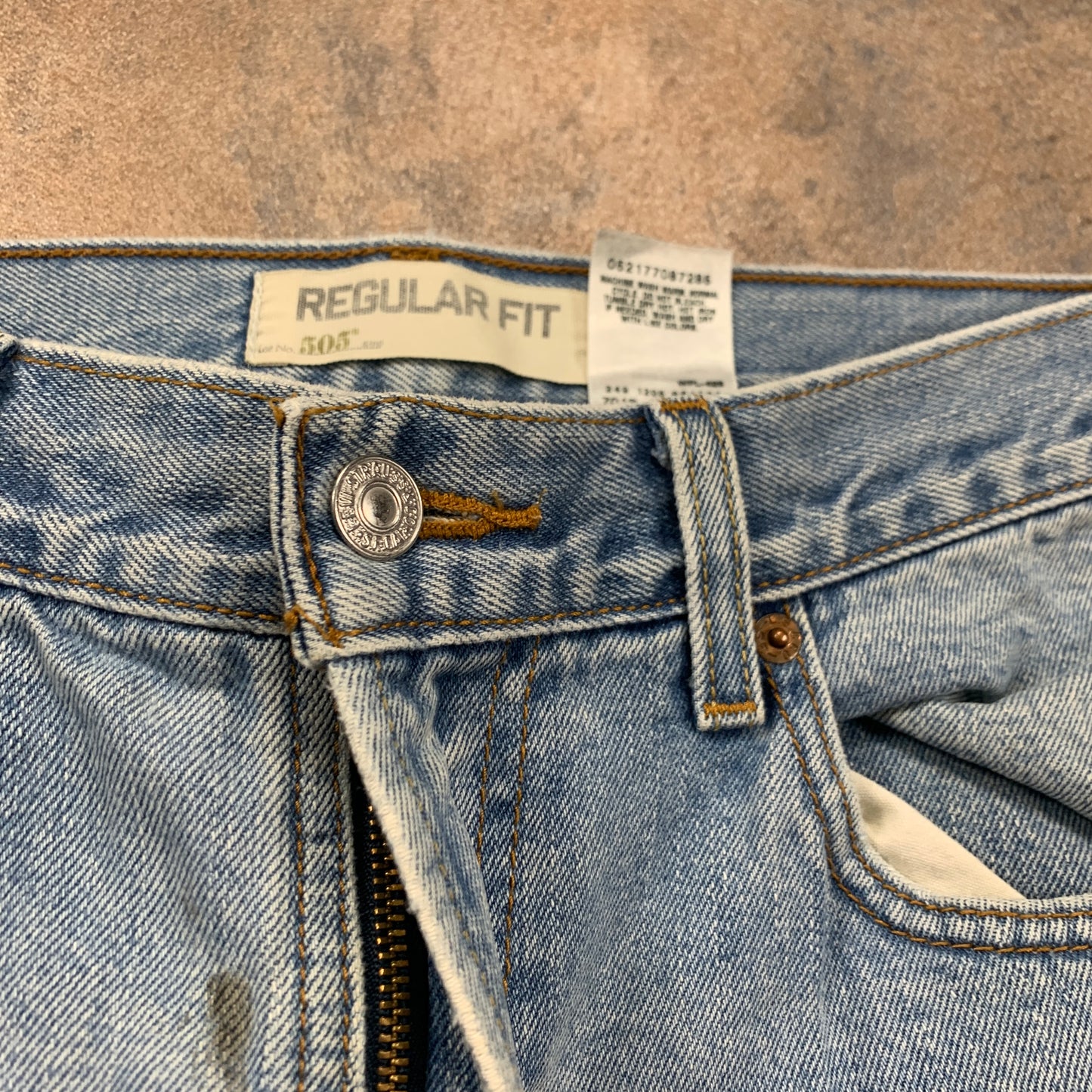 Vintage LEVI'S 505 Jeans W32 L27 Mens Regular Fit Straight Blue