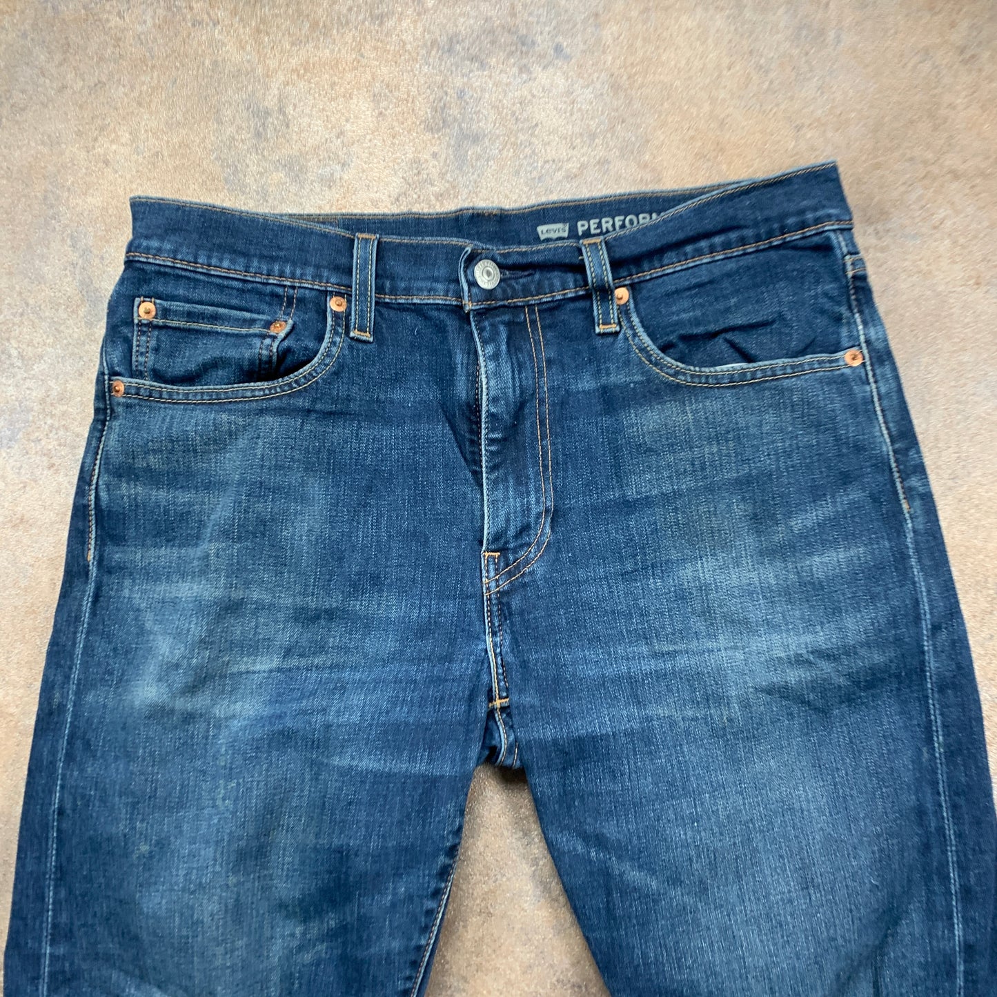 LEVI'S 512 Jeans W32 L30 Mens Slim Fit Tapered Blue