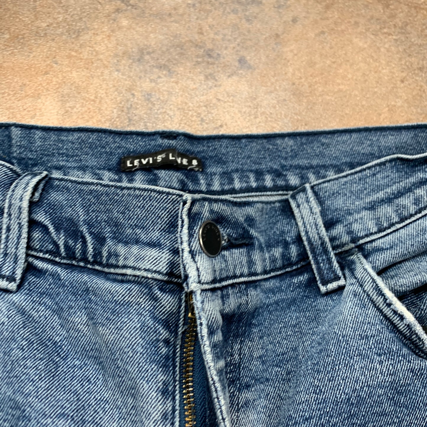 LEVI'S Line 8 Jeans W32 L32 Mens Skinny Fit Blue