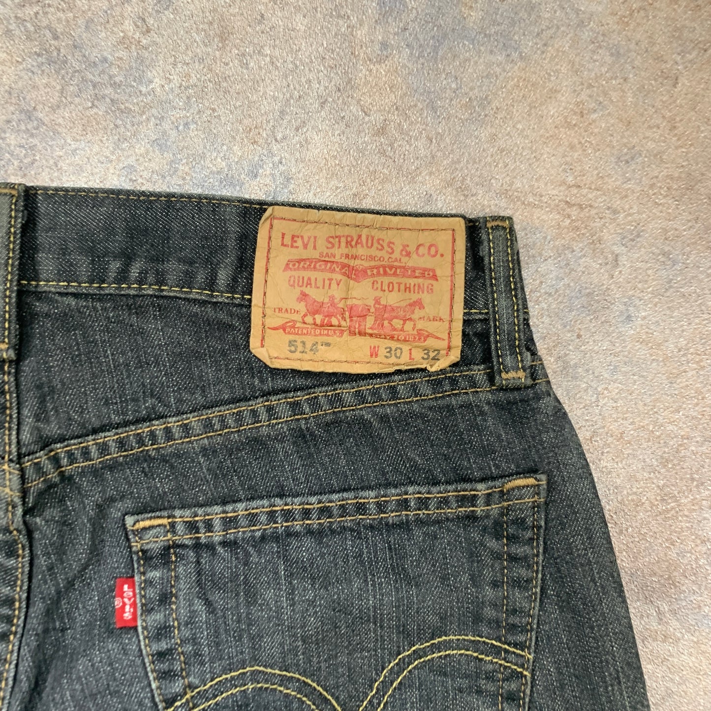 Vintage LEVI'S 514 Jeans W30 L32 Mens Regular Fit Straight Blue