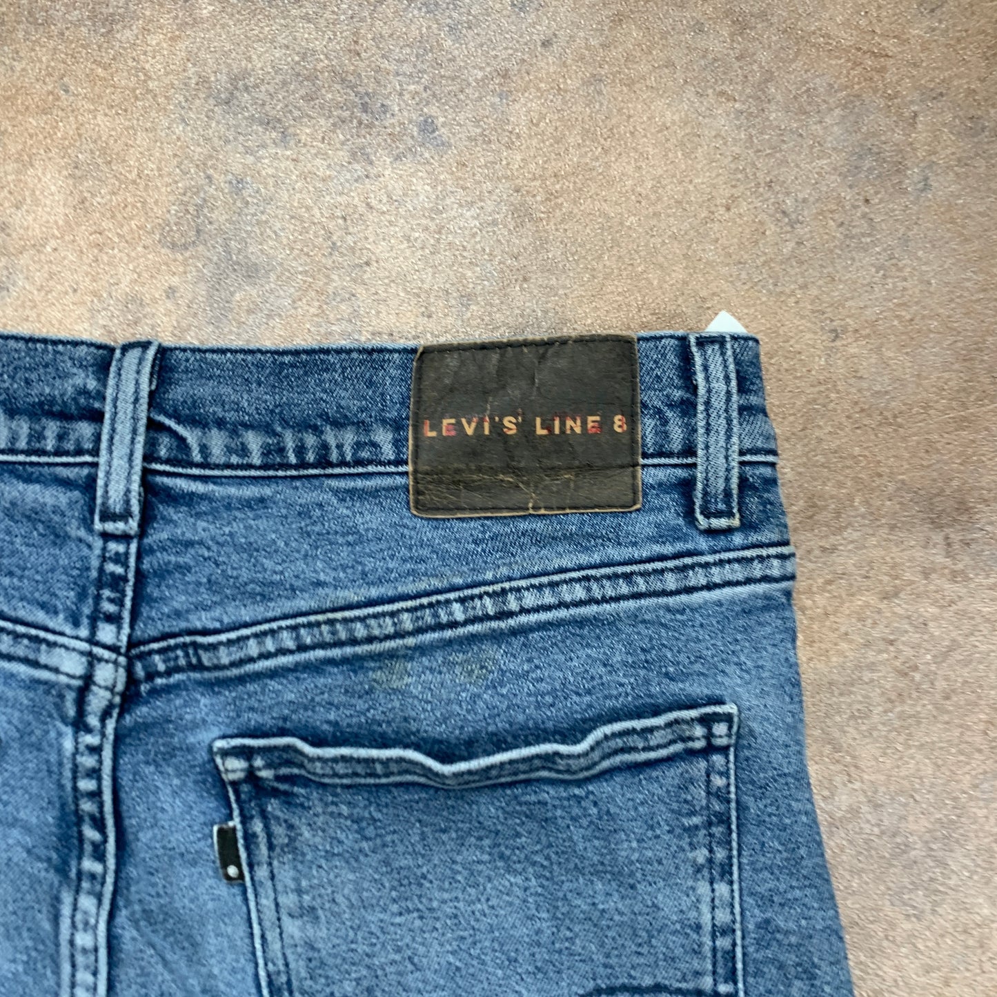 LEVI'S Line 8 Jeans W32 L32 Mens Skinny Fit Blue