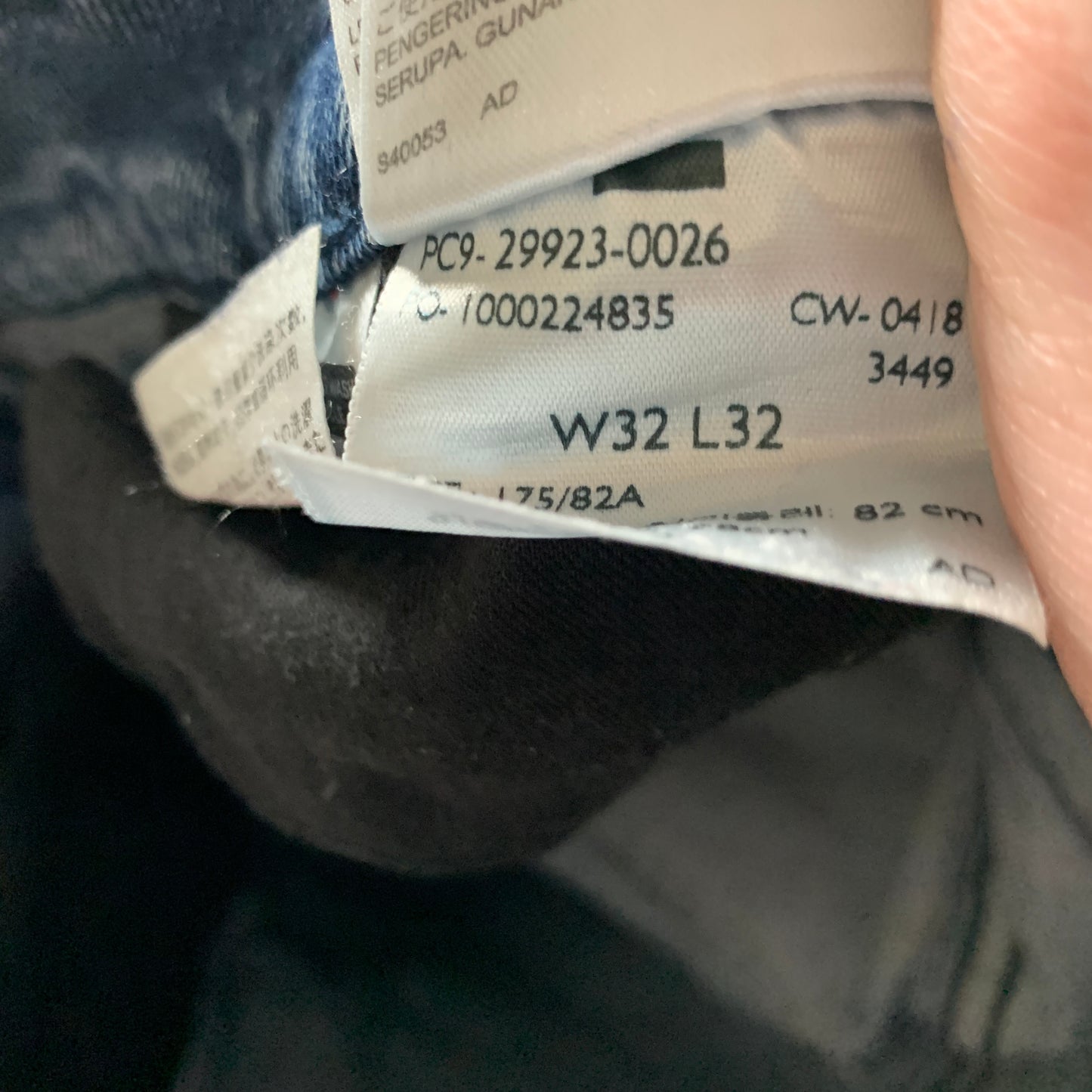 LEVI'S Line 8 Jeans W32 L32 Mens Skinny Fit Blue