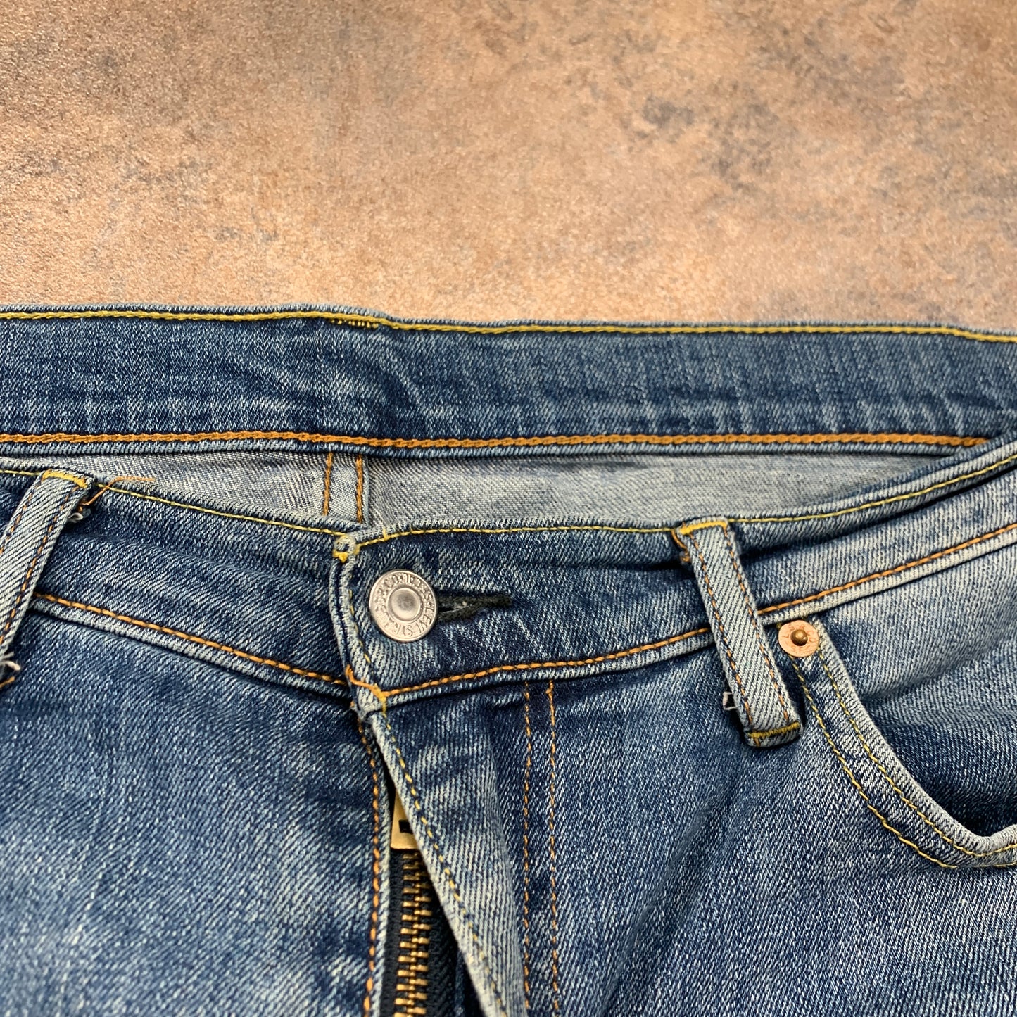 LEVI'S 751 Jeans W36 L30 Mens Relaxed Fit Straight Blue