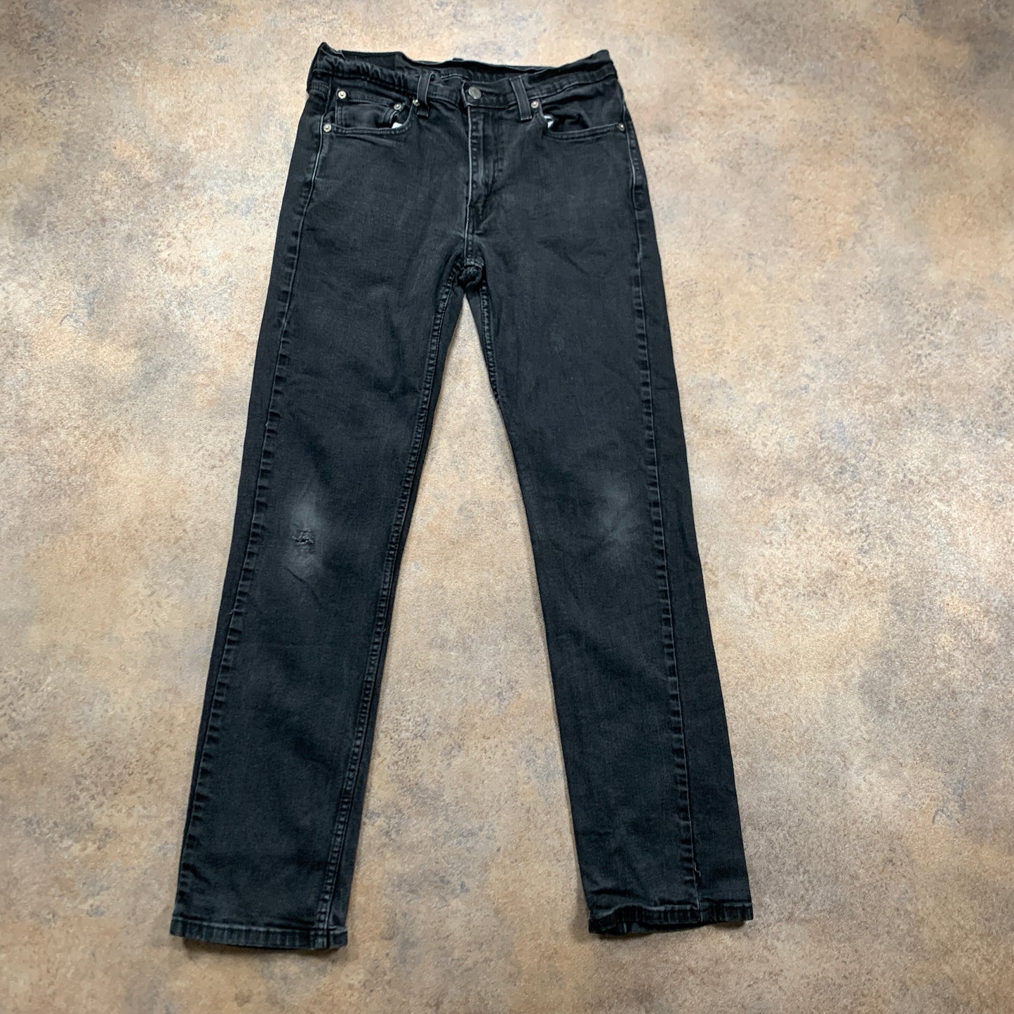 LEVI'S 514 Jeans W30 L31 Mens Regular Fit Straight Grey