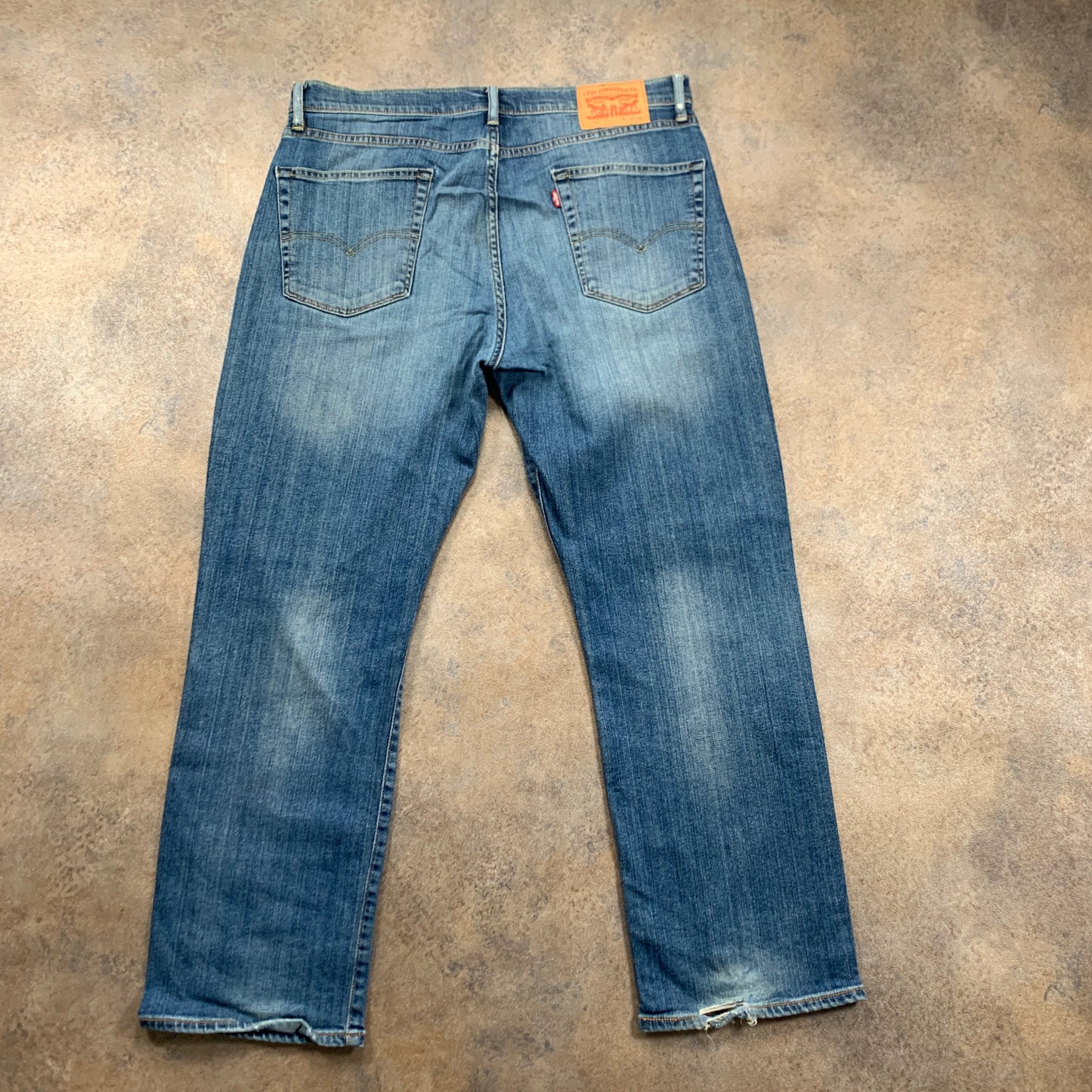 LEVI'S 751 Jeans W36 L30 Mens Relaxed Fit Straight Blue