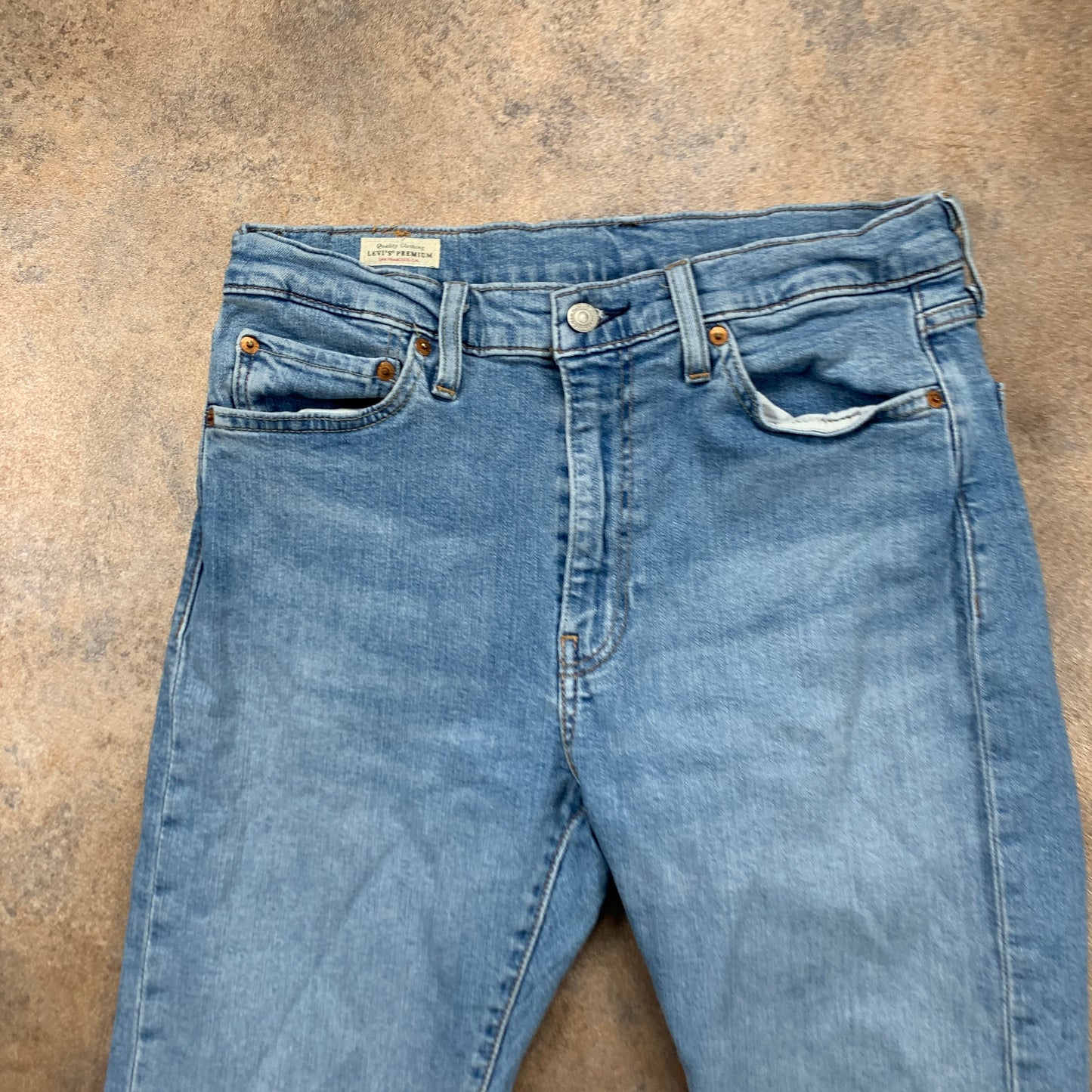 LEVI'S 510 Jeans W33 L28 Mens Skinny Fit Blue