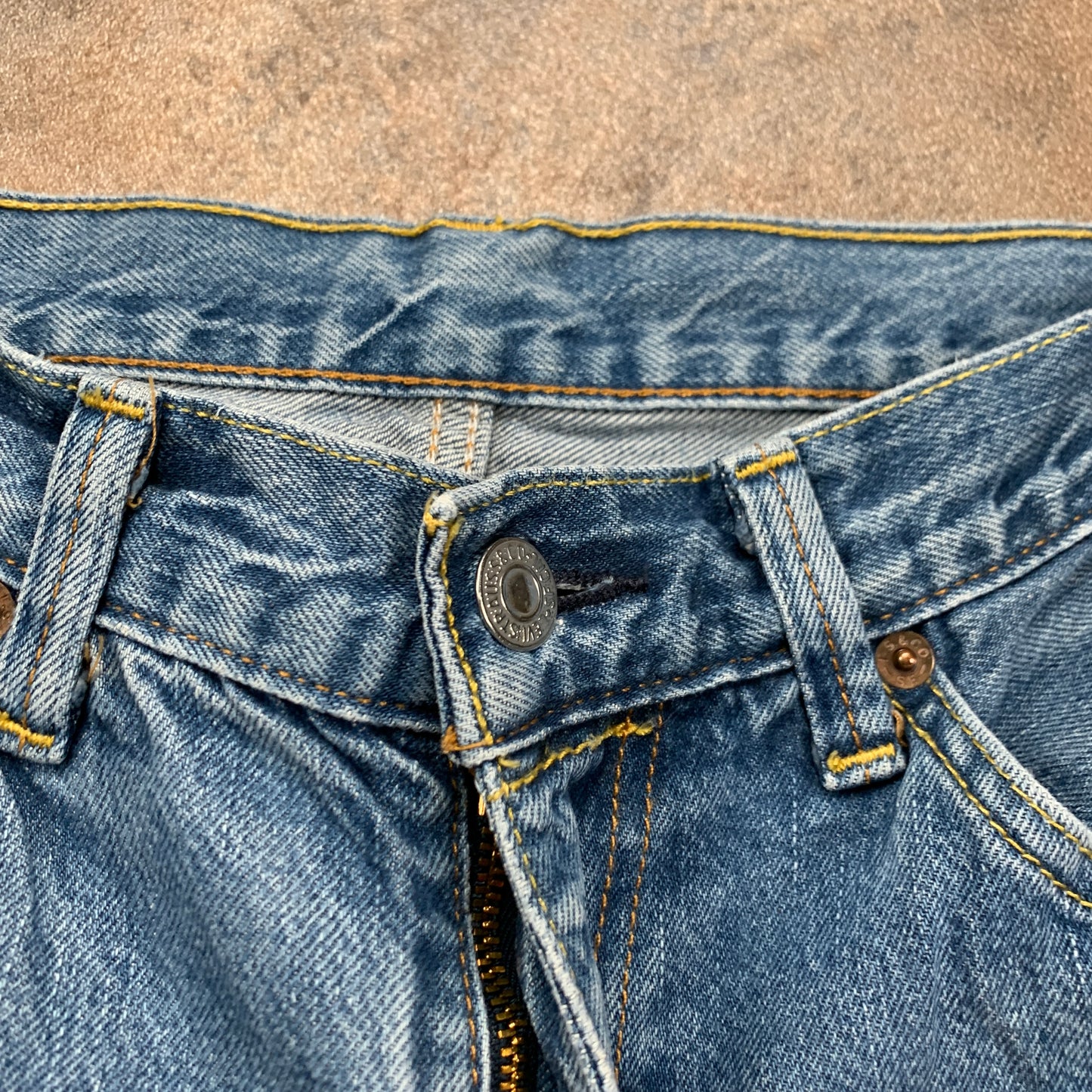 Vintage LEVI'S 504 Jeans W30 L29 Mens Regular Fit Straight Blue