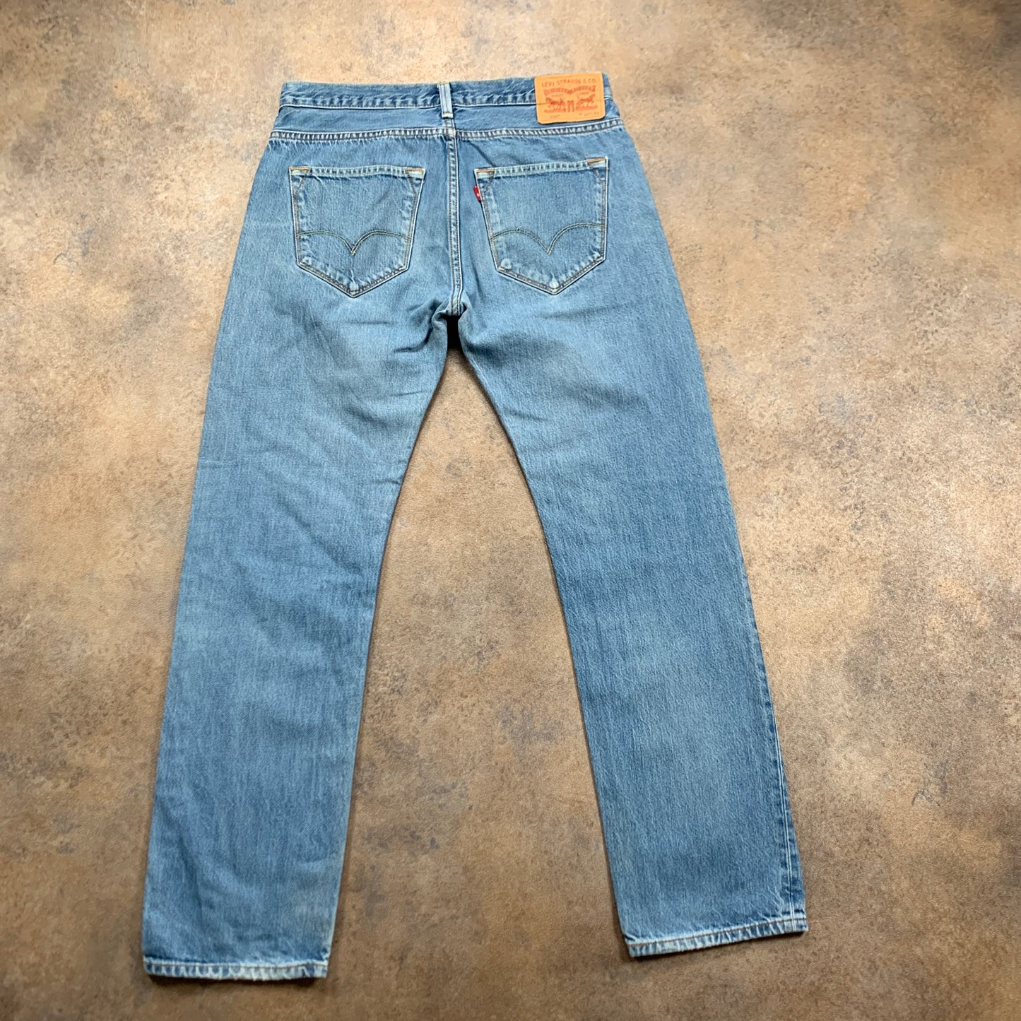 Vintage LEVI'S 504 Jeans W30 L29 Mens Regular Fit Straight Blue