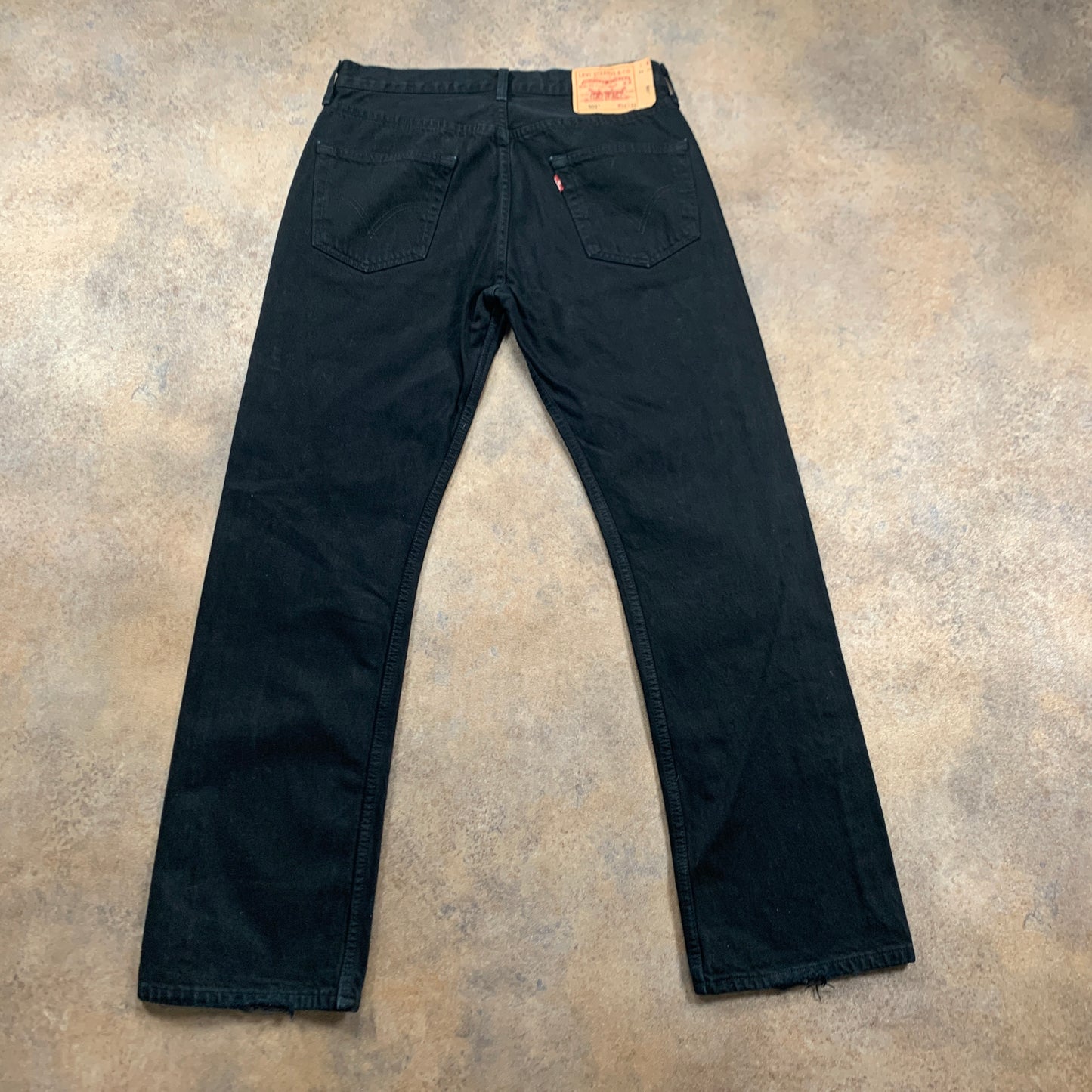 Vintage LEVI'S 501 Jeans W32 L31 Mens Regular Fit Straight Black