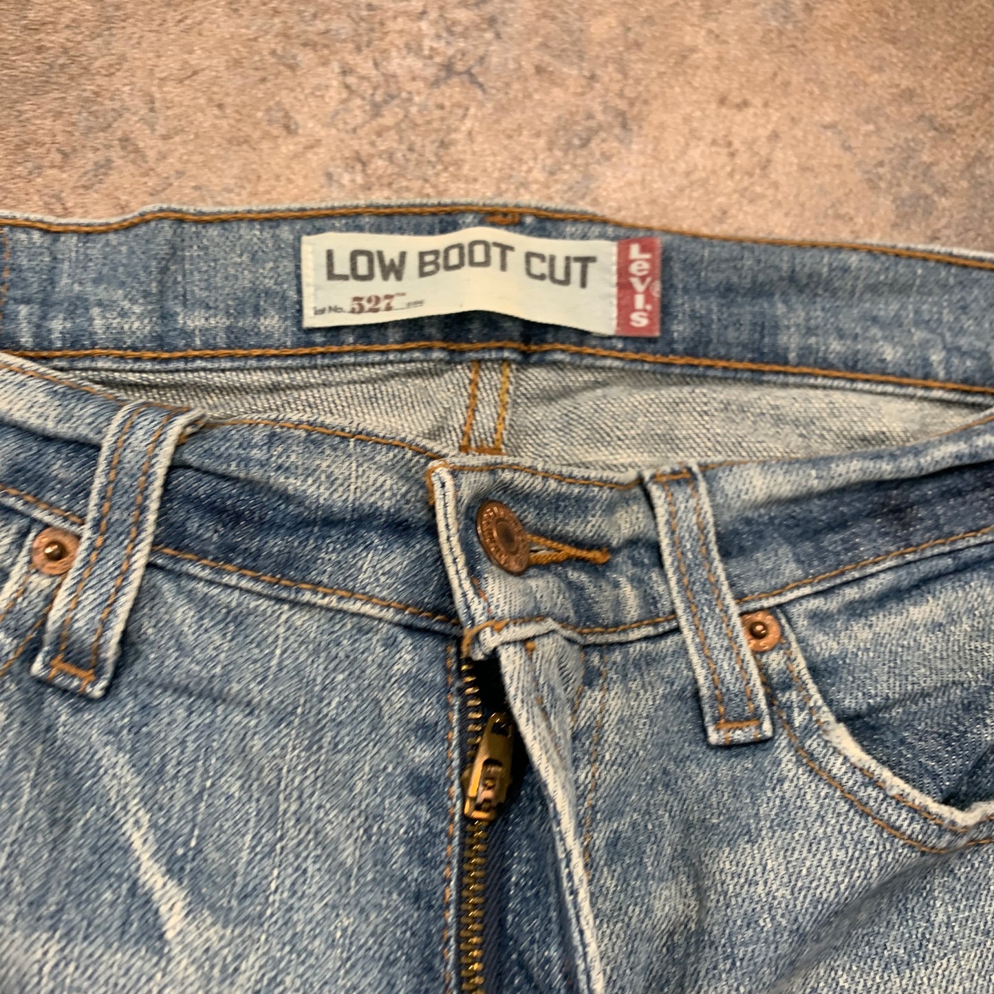 LEVI'S 527 Jeans W32 L32 Mens Bootcut Fit Blue
