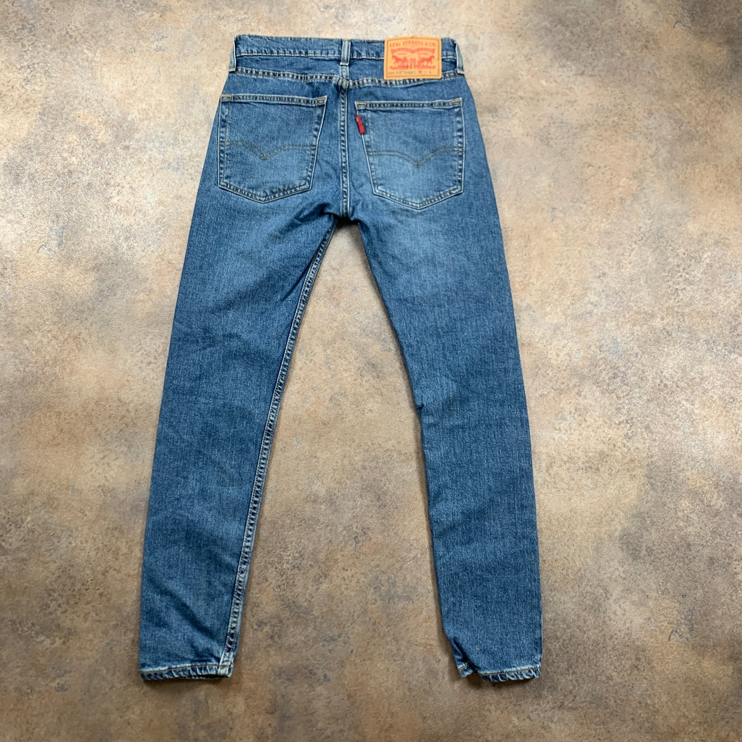 LEVI'S 519 Jeans W30 L30 Mens Skinny Fit Blue