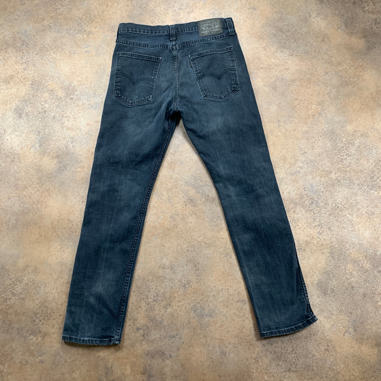 LEVI'S 522 Jeans W32 L30 Mens Slim Fit Tapered Blue