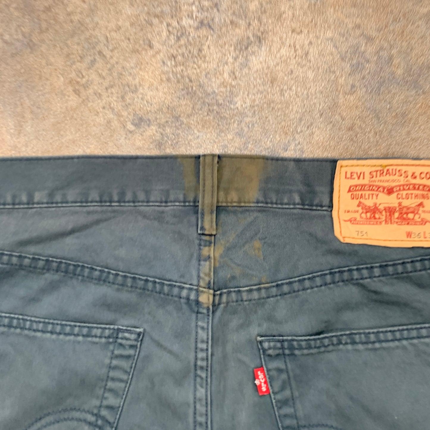 Vintage LEVI'S 751 Jeans W36 L30 Mens Regular Fit Straight Blue