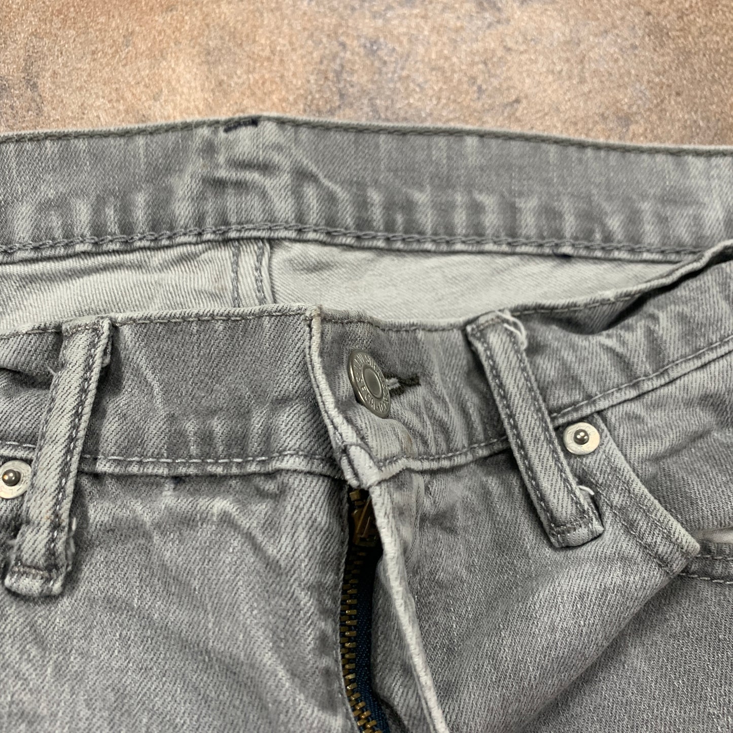 LEVI'S 514 Jeans W32 L30 Mens Regular Fit Straight Grey