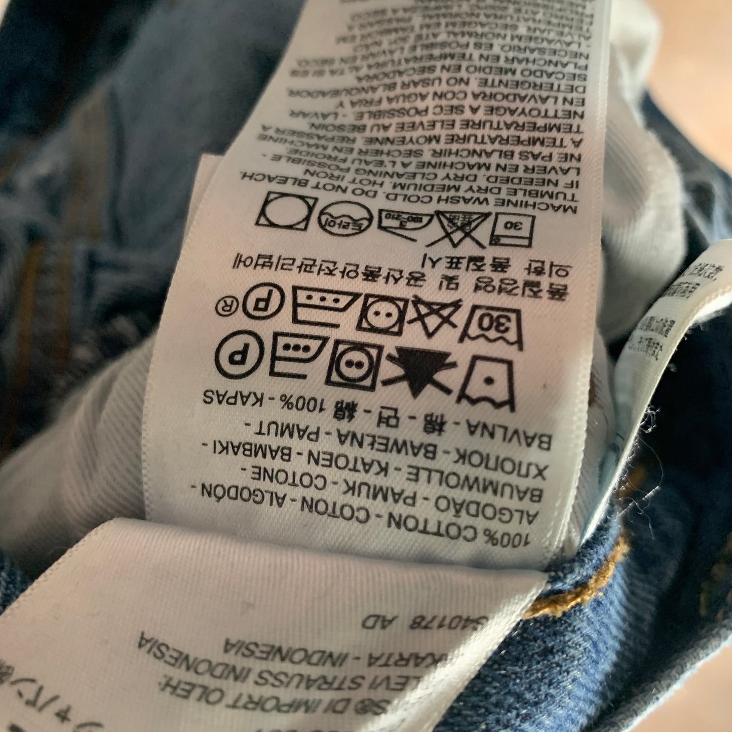 LEVI'S 501 Jeans W38 L31 Mens Regular Fit Straight Blue