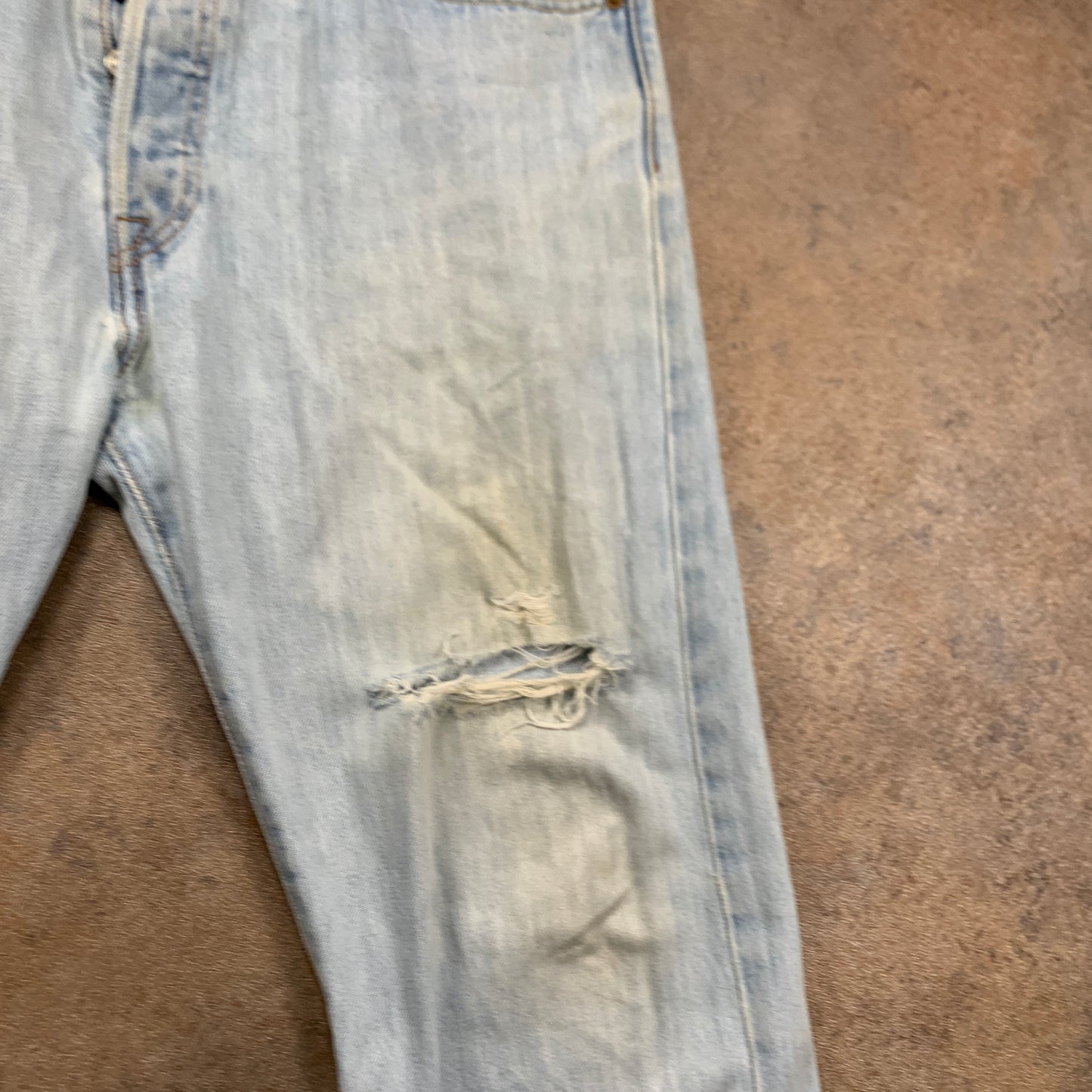 LEVI'S 501 Jeans W36 L30 Mens Regular Fit Straight Blue
