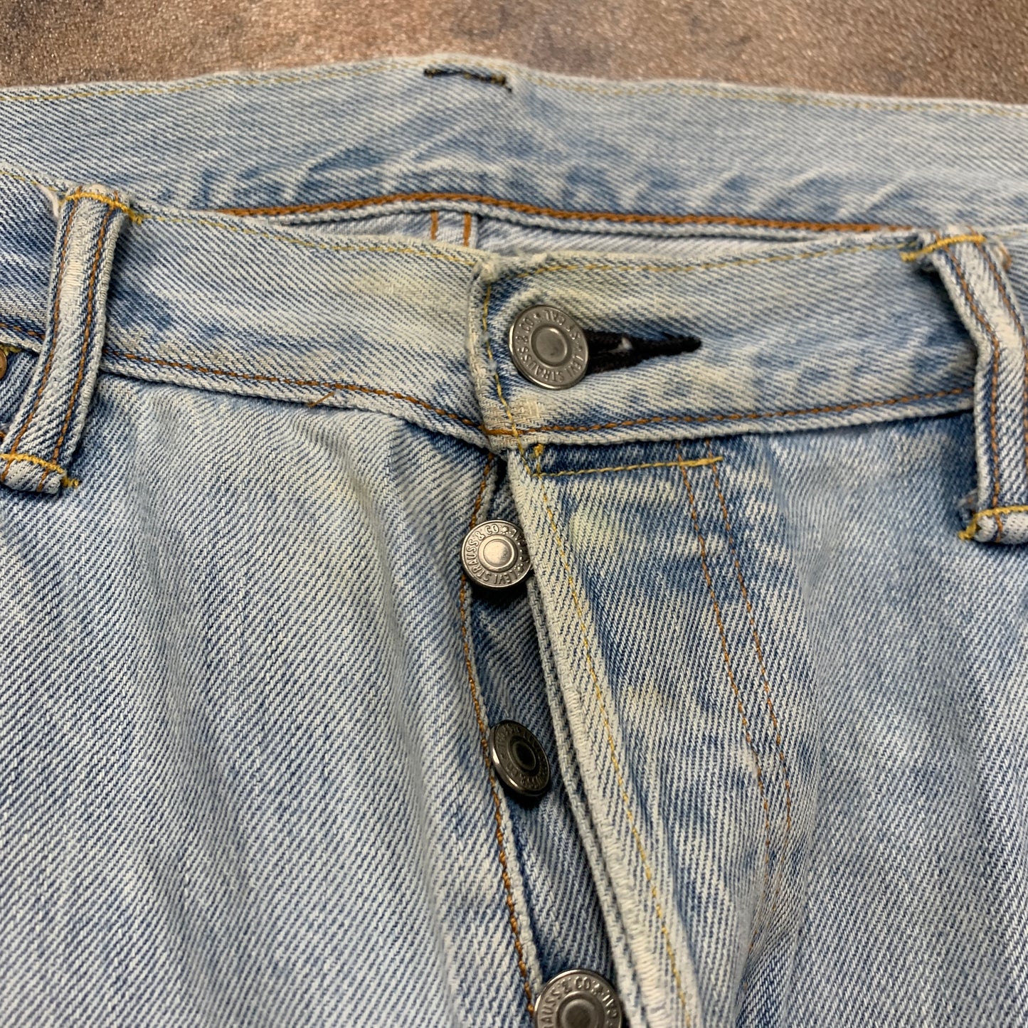 LEVI'S 501 Jeans W36 L30 Mens Regular Fit Straight Blue