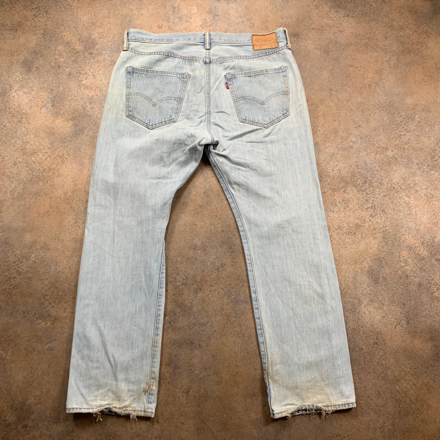LEVI'S 501 Jeans W36 L30 Mens Regular Fit Straight Blue
