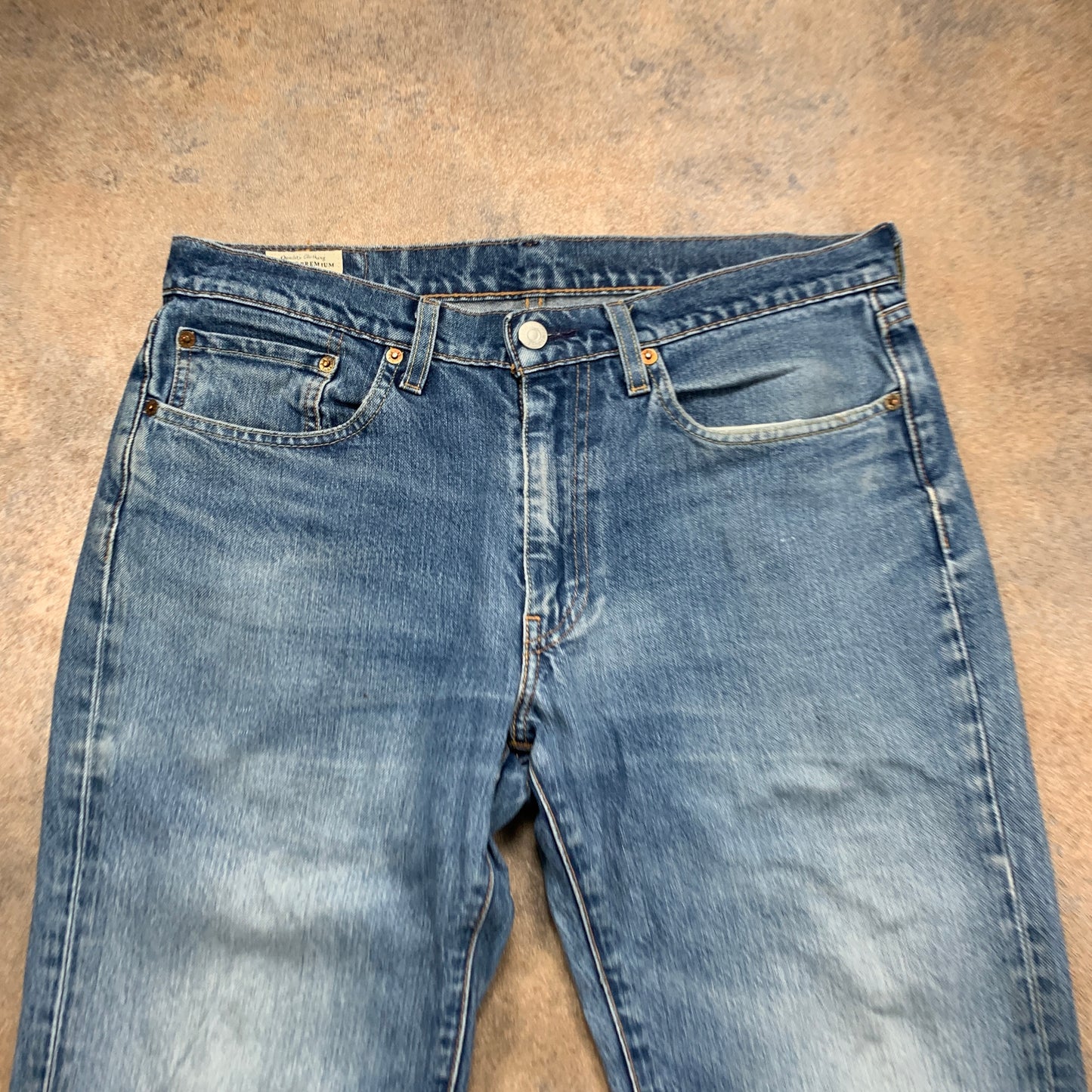 LEVI'S 514 Jeans W32 L33 Mens Regular Fit Straight Blue