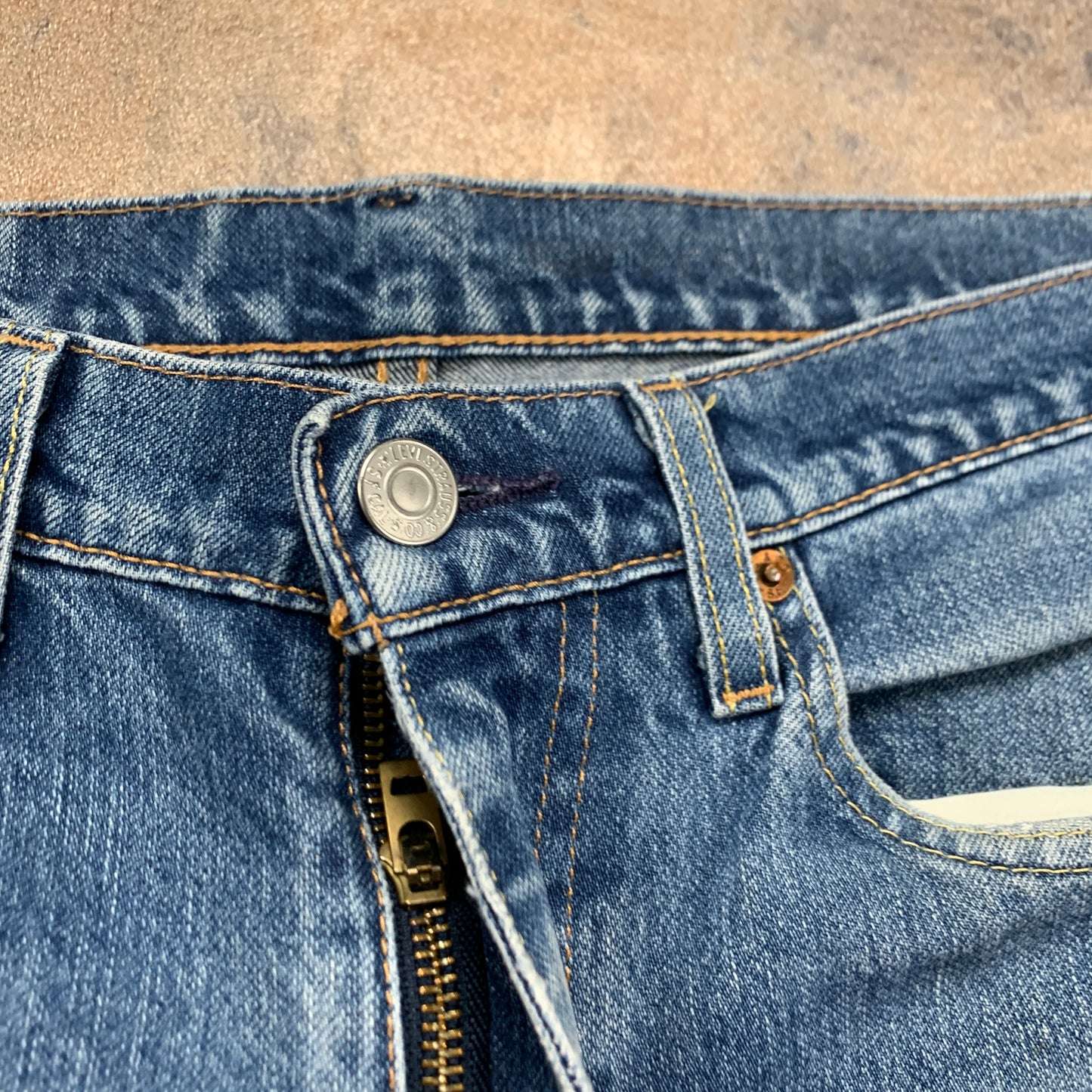 LEVI'S 514 Jeans W32 L33 Mens Regular Fit Straight Blue