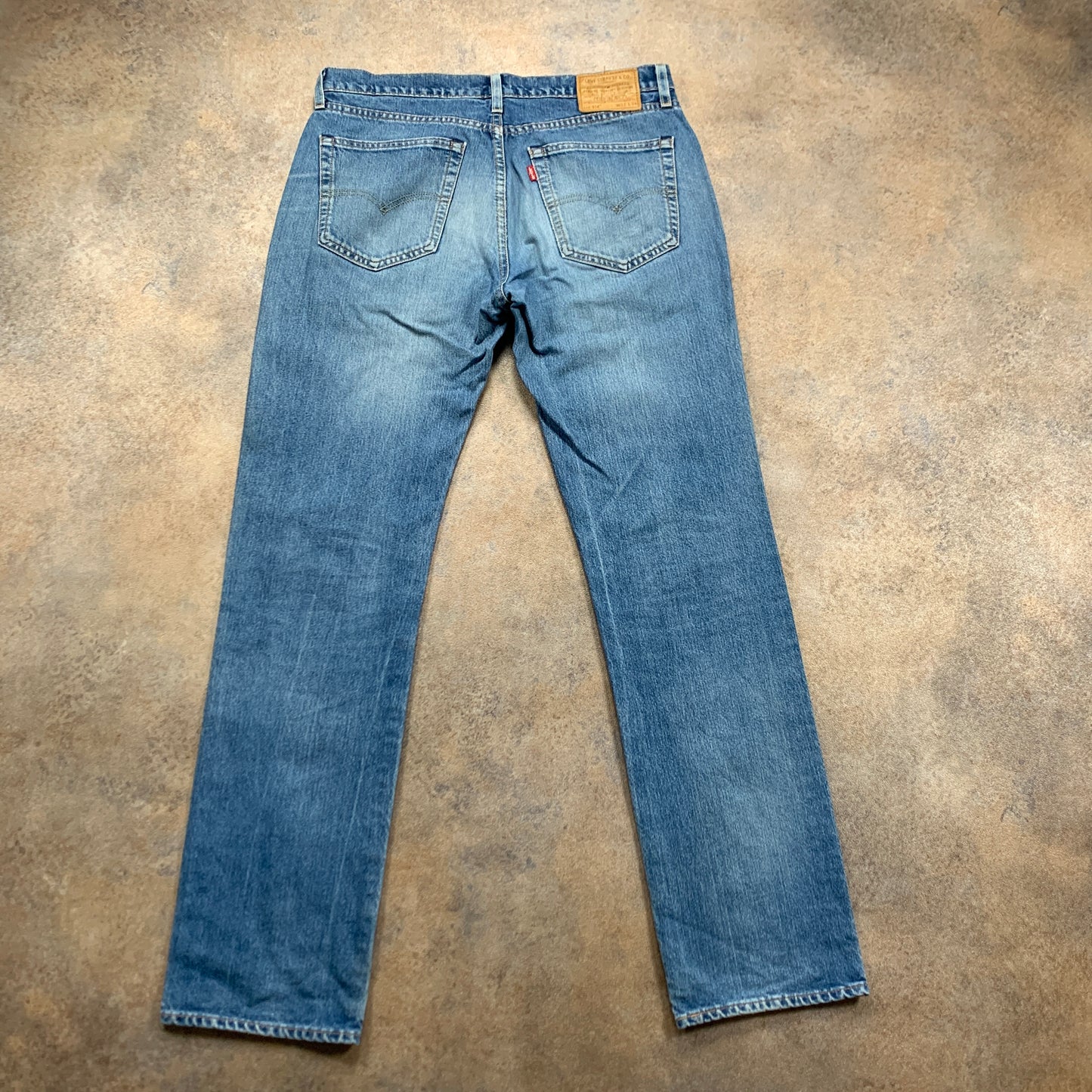 LEVI'S 514 Jeans W32 L33 Mens Regular Fit Straight Blue