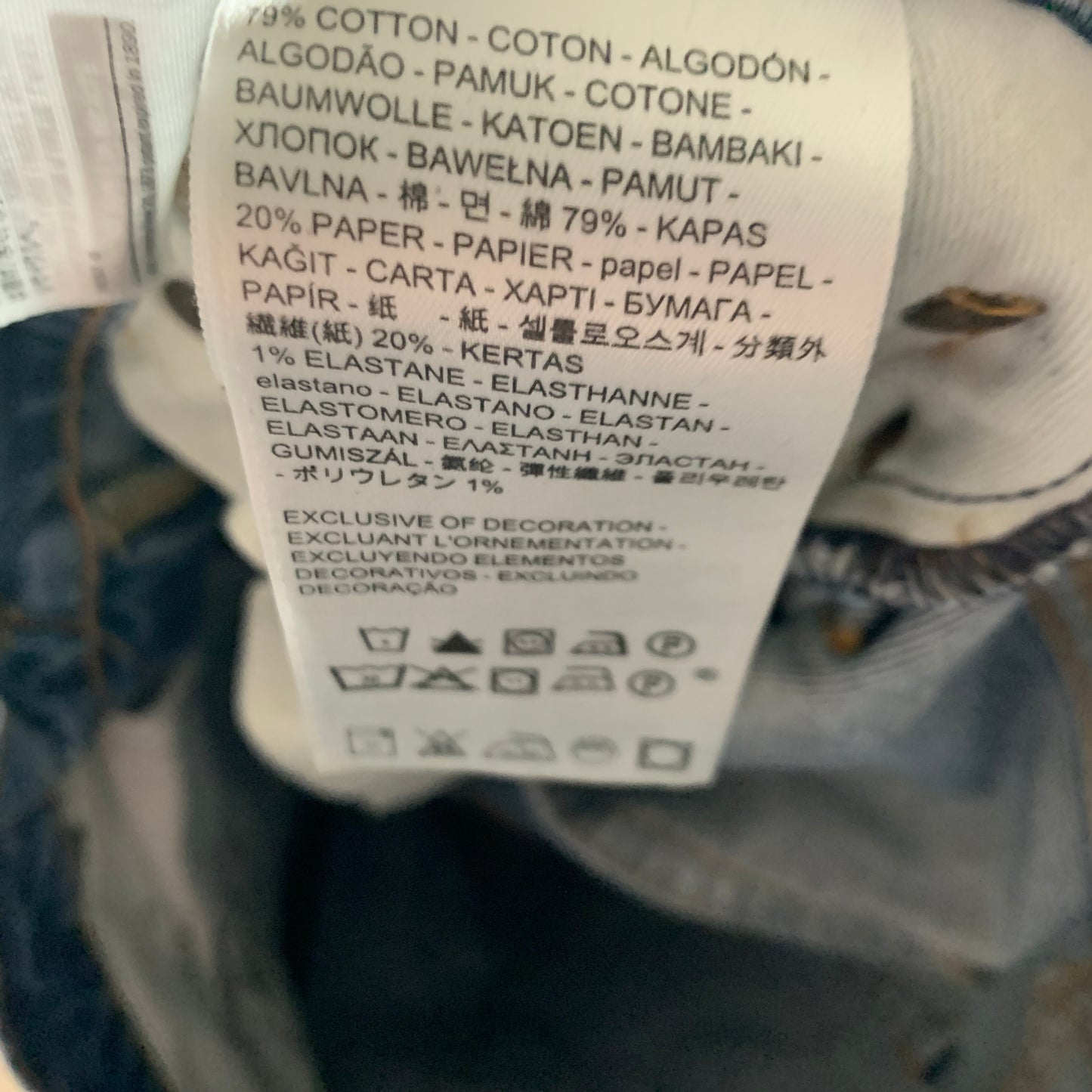 LEVI'S 514 Jeans W32 L33 Mens Regular Fit Straight Blue