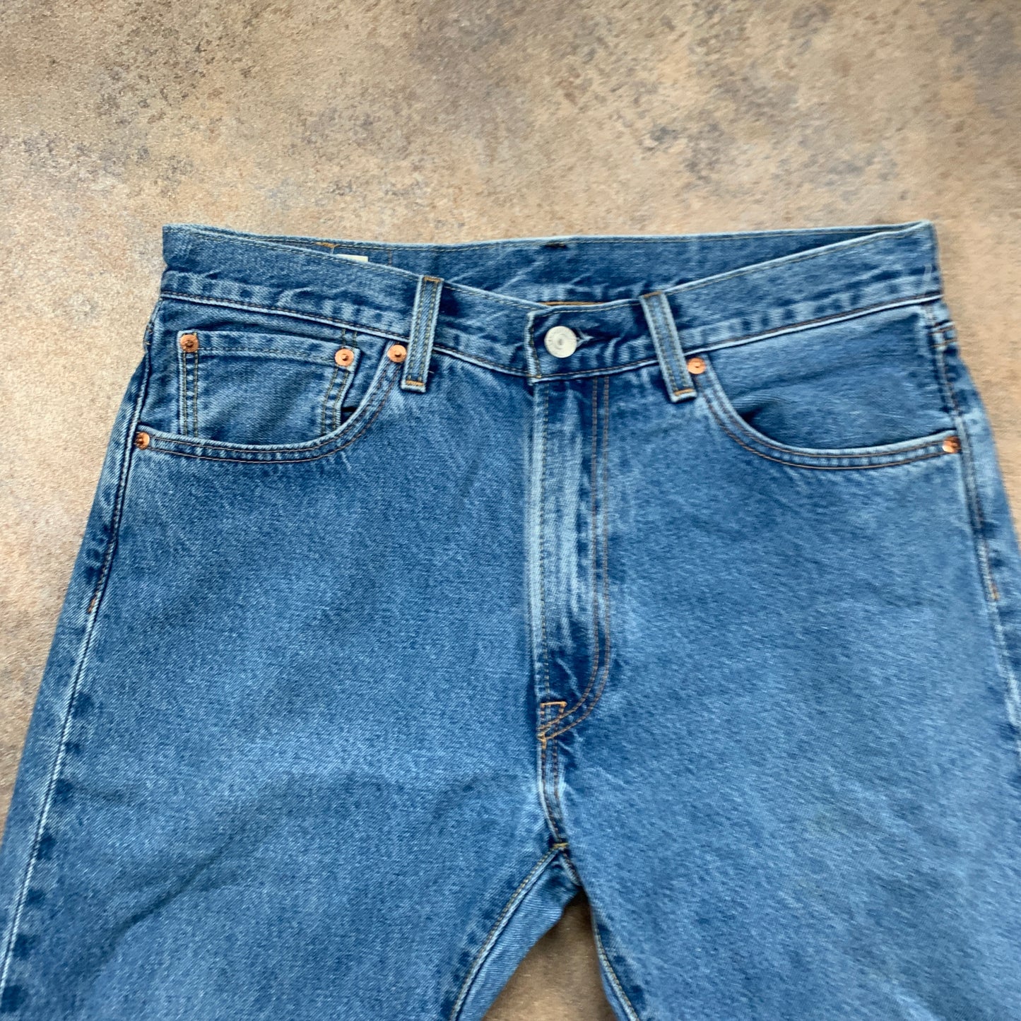 LEVI'S 551 Jeans W32 L29 Mens Regular Fit Straight Blue