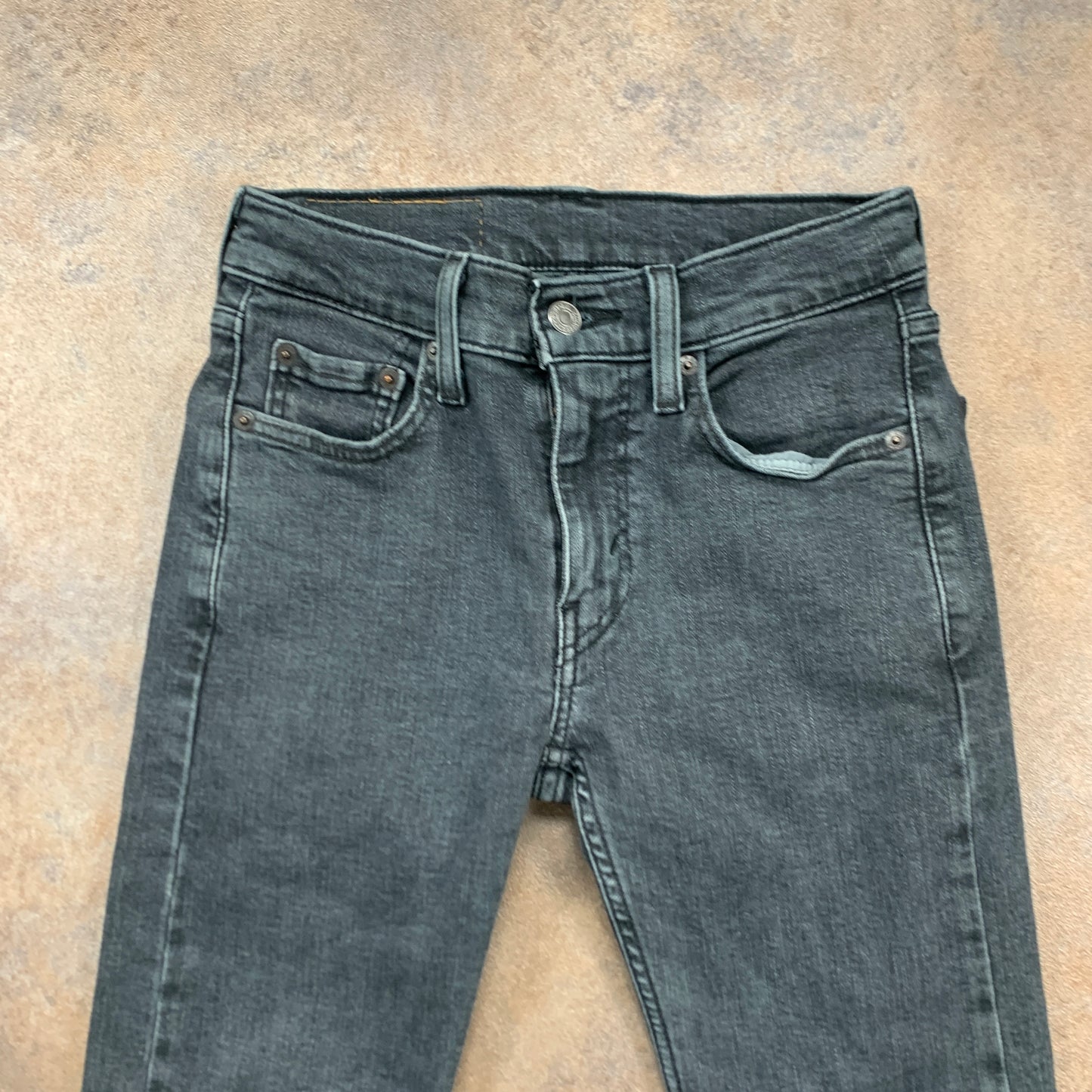 LEVI'S 519 Jeans W27 L29 Mens Skinny Fit Grey