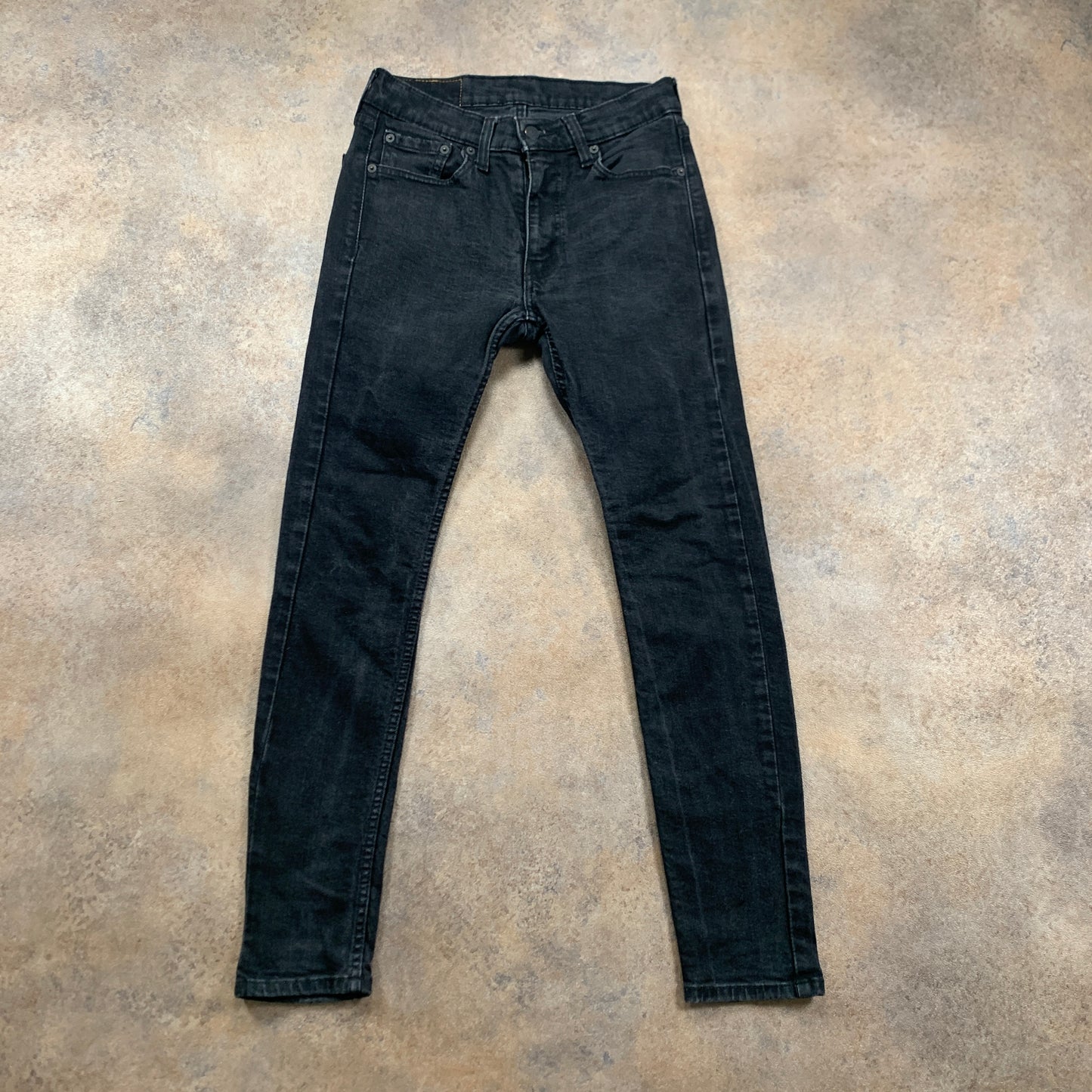 LEVI'S 519 Jeans W30 L28 Mens Skinny Fit Grey