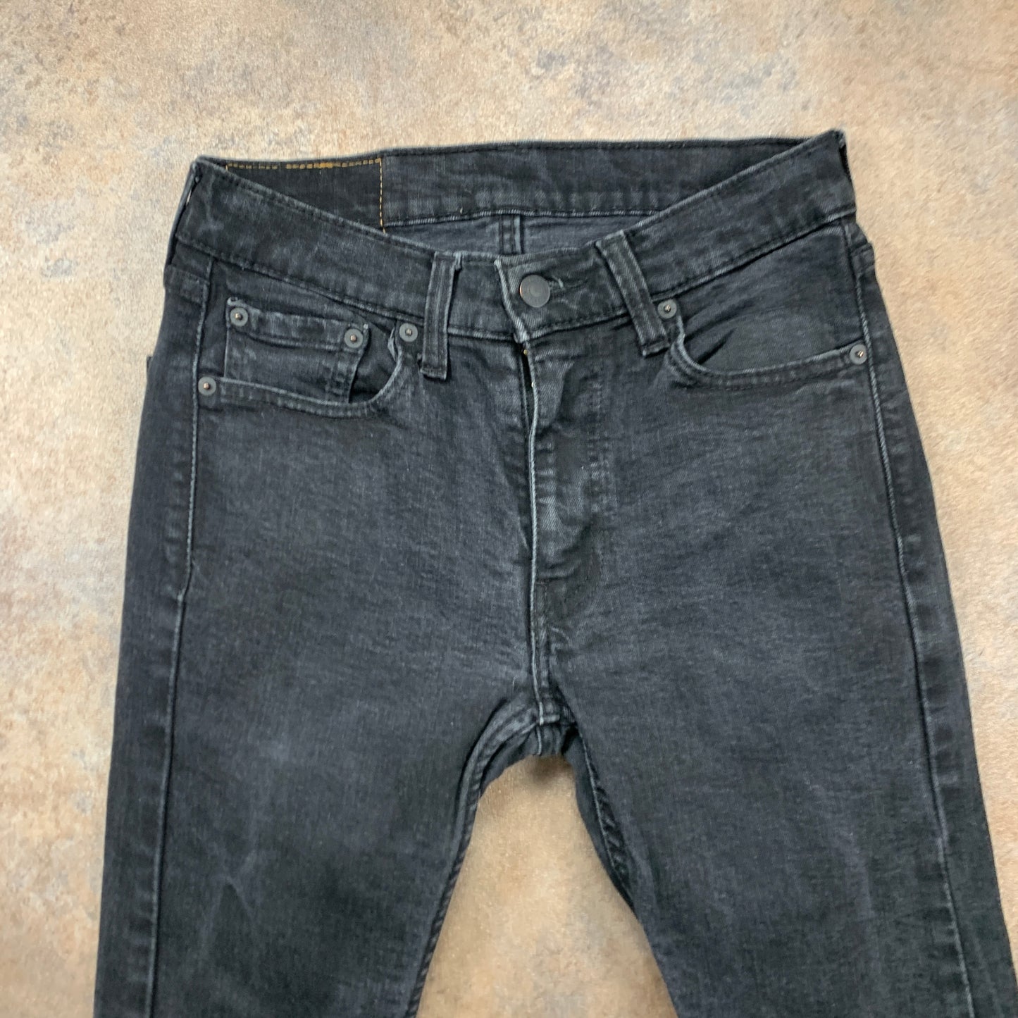 LEVI'S 519 Jeans W30 L28 Mens Skinny Fit Grey