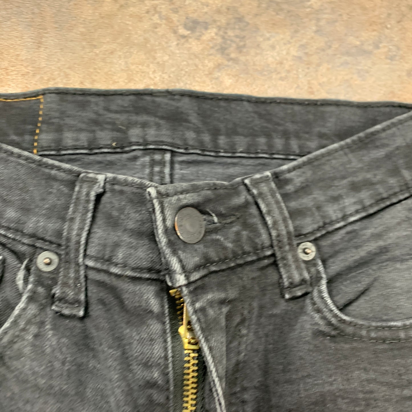 LEVI'S 519 Jeans W30 L28 Mens Skinny Fit Grey