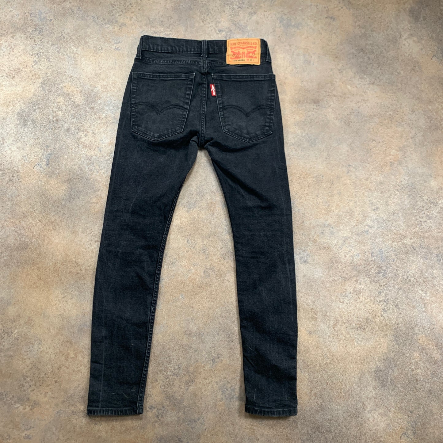 LEVI'S 519 Jeans W30 L28 Mens Skinny Fit Grey