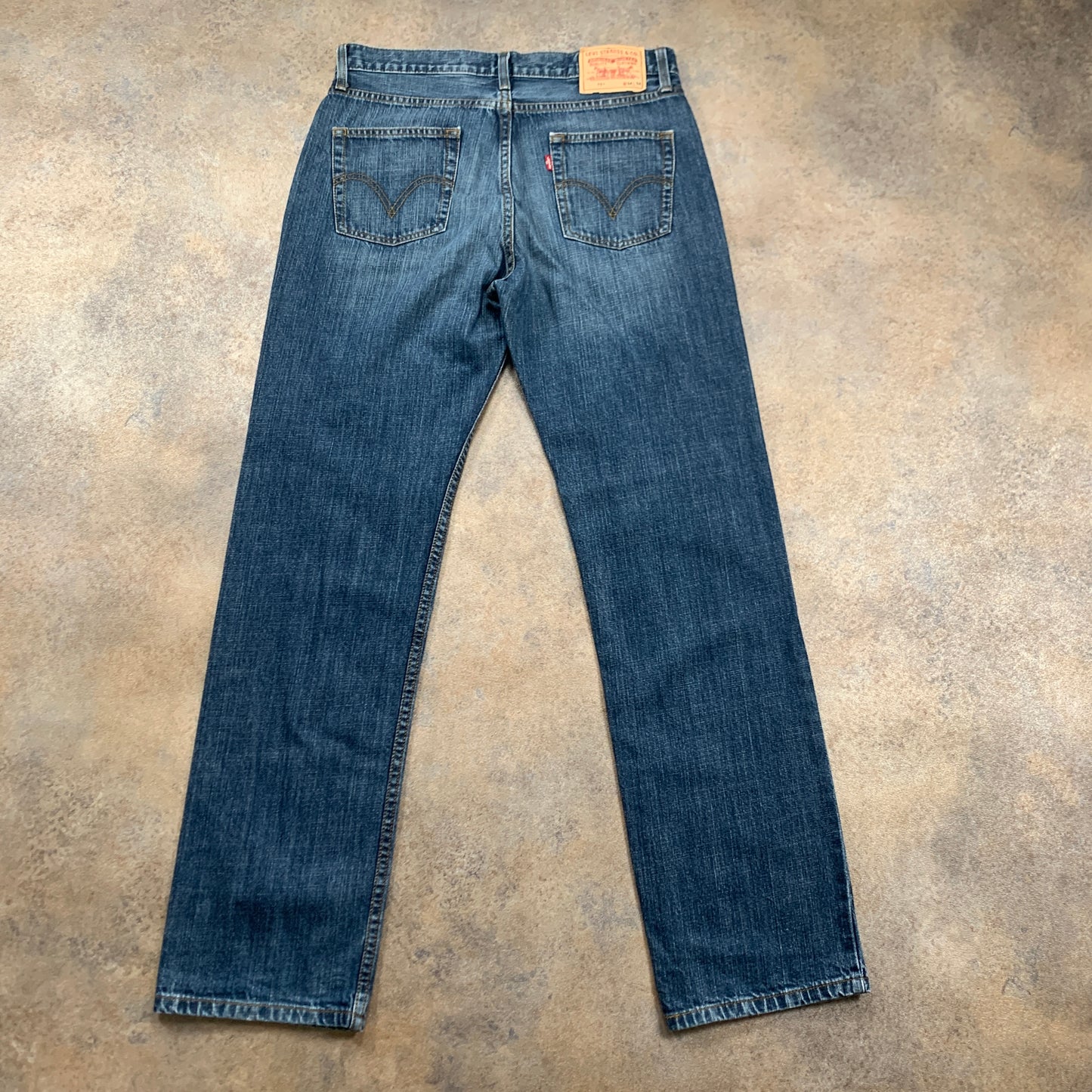 Vintage LEVI'S 751 Jeans W34 L34 Mens Regular Fit Straight Blue
