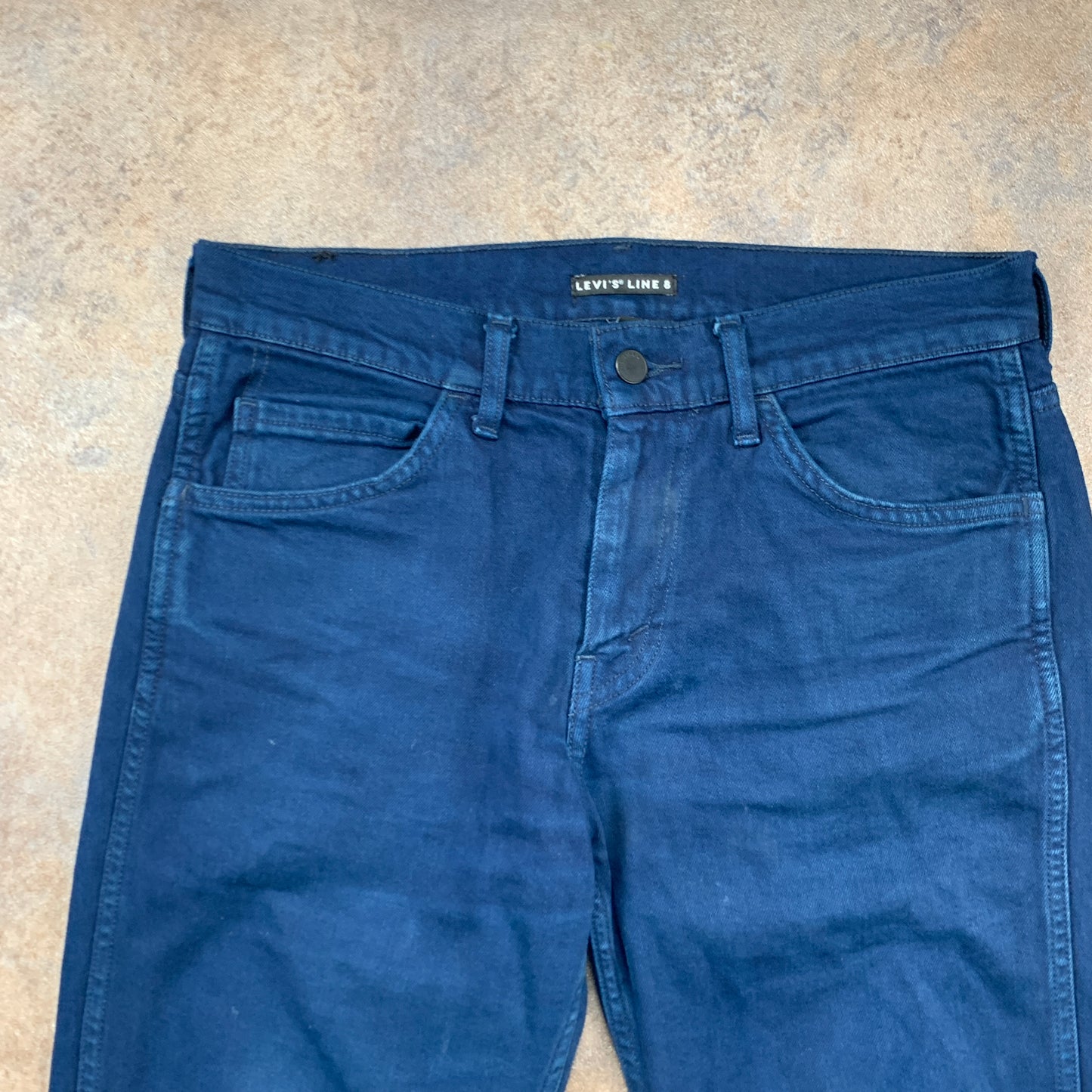LEVI'S Line 8 Jeans W30 L31 Mens Slim Fit Straight Blue