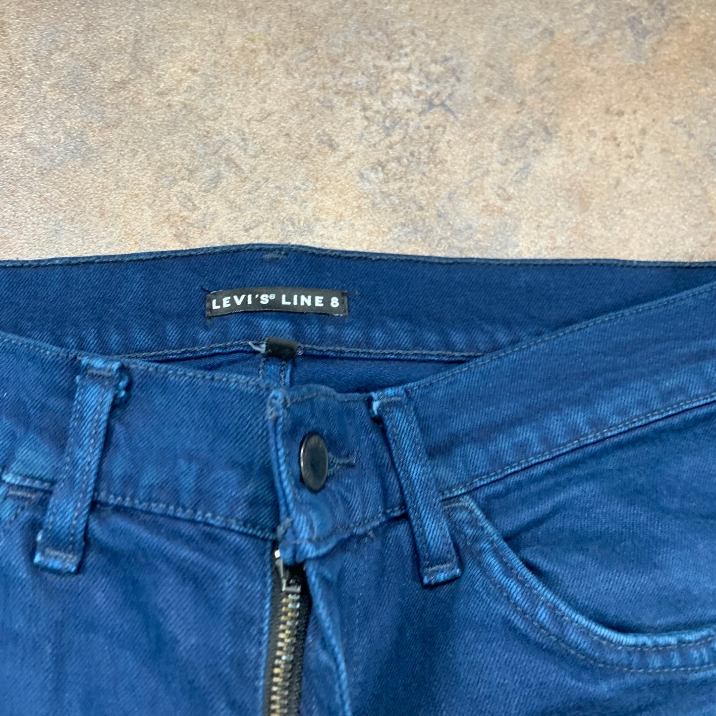LEVI'S Line 8 Jeans W30 L31 Mens Slim Fit Straight Blue