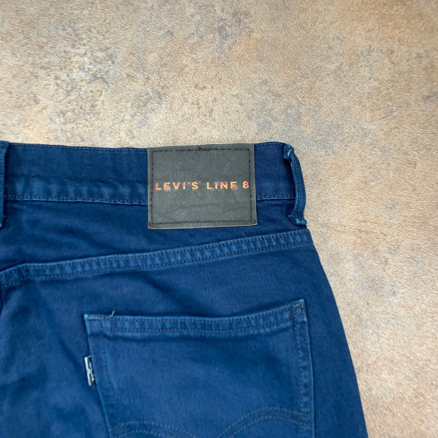 LEVI'S Line 8 Jeans W30 L31 Mens Slim Fit Straight Blue