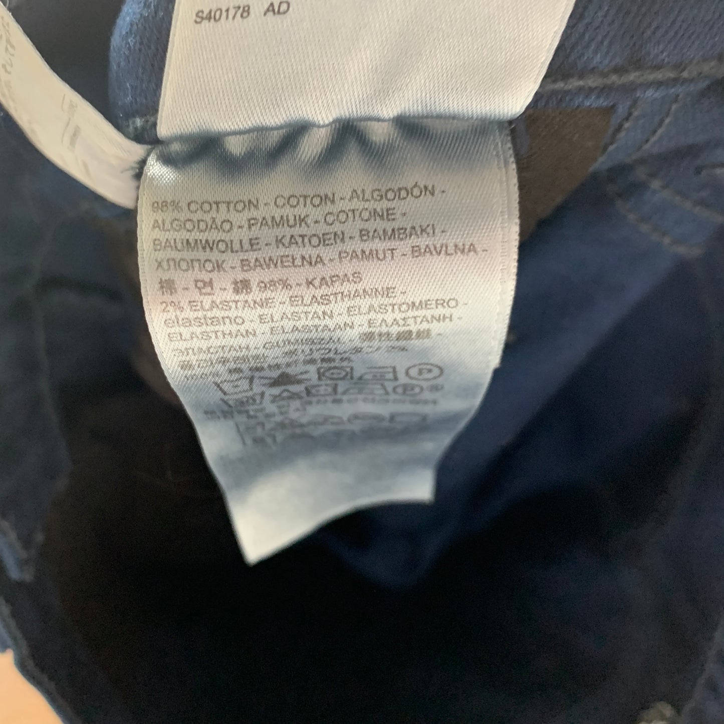 LEVI'S Line 8 Jeans W30 L31 Mens Slim Fit Straight Blue