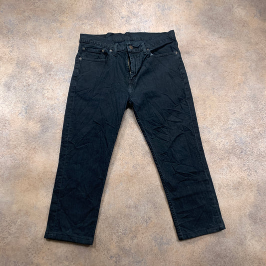 LEVI'S 511 Jeans W34 L23 Mens Slim Fit Black