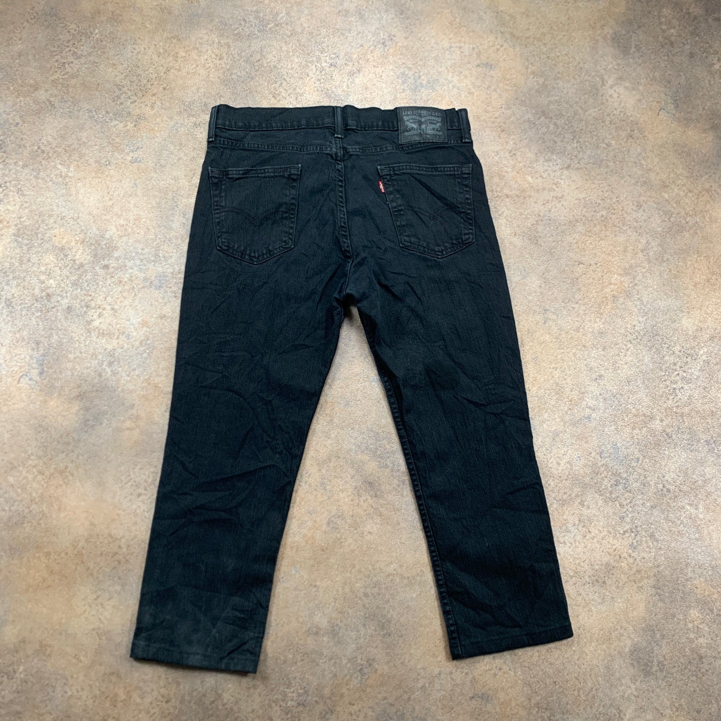 LEVI'S 511 Jeans W34 L23 Mens Slim Fit Black