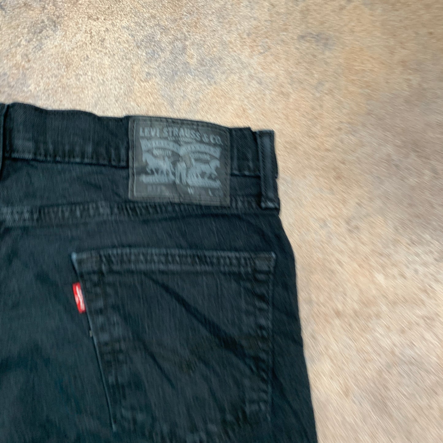LEVI'S 511 Jeans W34 L23 Mens Slim Fit Black