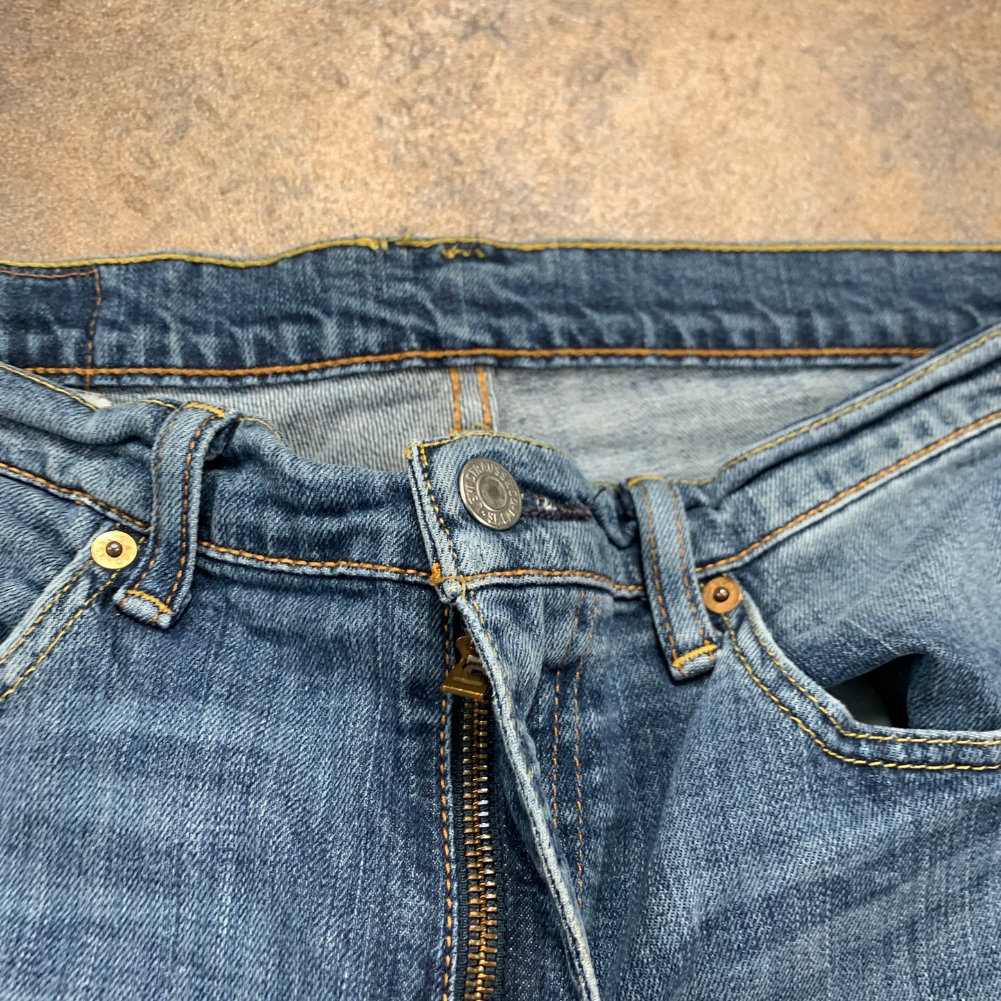 LEVI'S 751 Jeans W34 L31 Mens Regular Fit Straight Blue