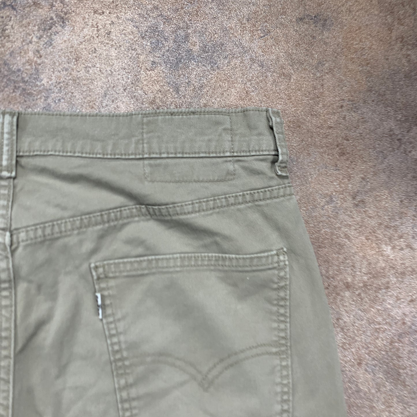 LEVI'S Jeans W34 L31 Mens Slim Fit Beige