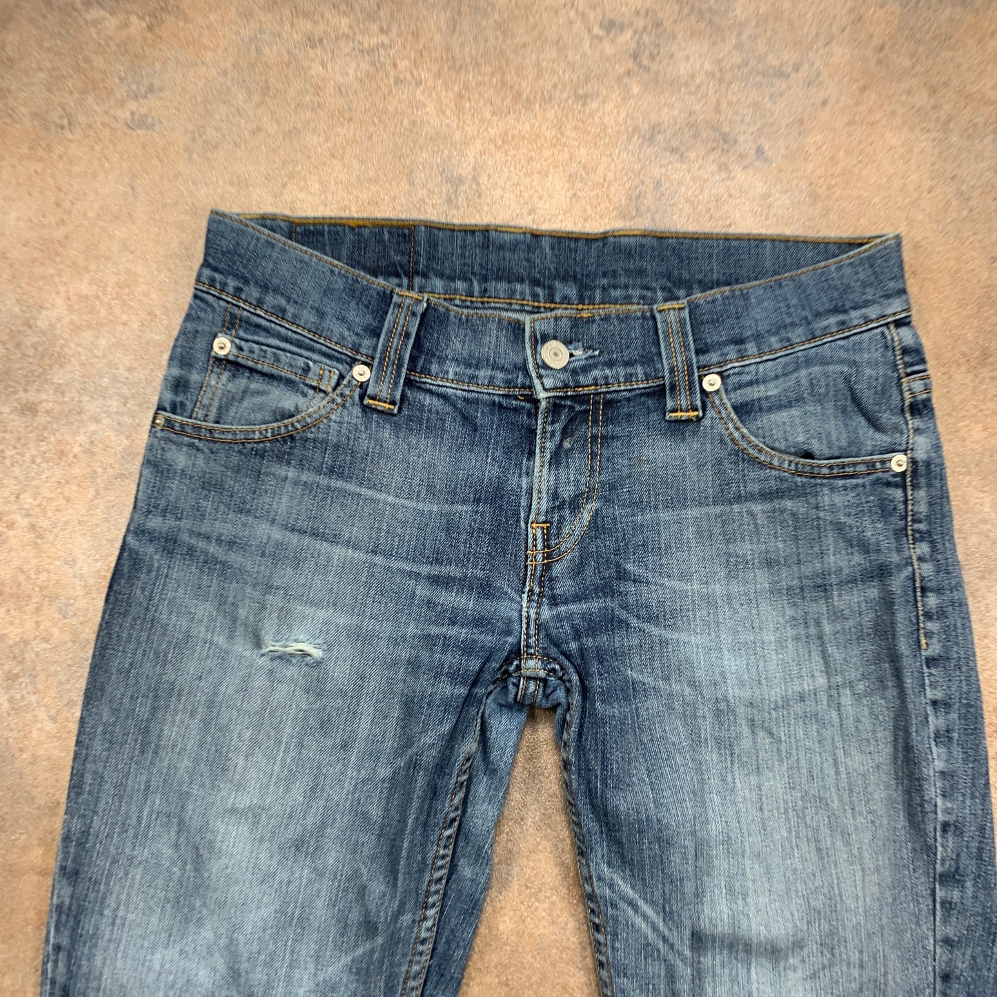 Vintage LEVI'S 603 Jeans W29 L34 Mens Skinny Fit Blue
