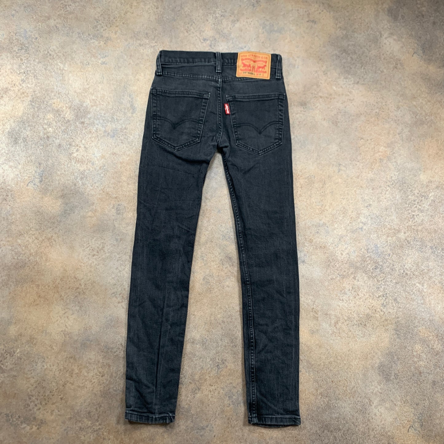 LEVI'S 519 Jeans W28 L28 Mens Skinny Fit Grey