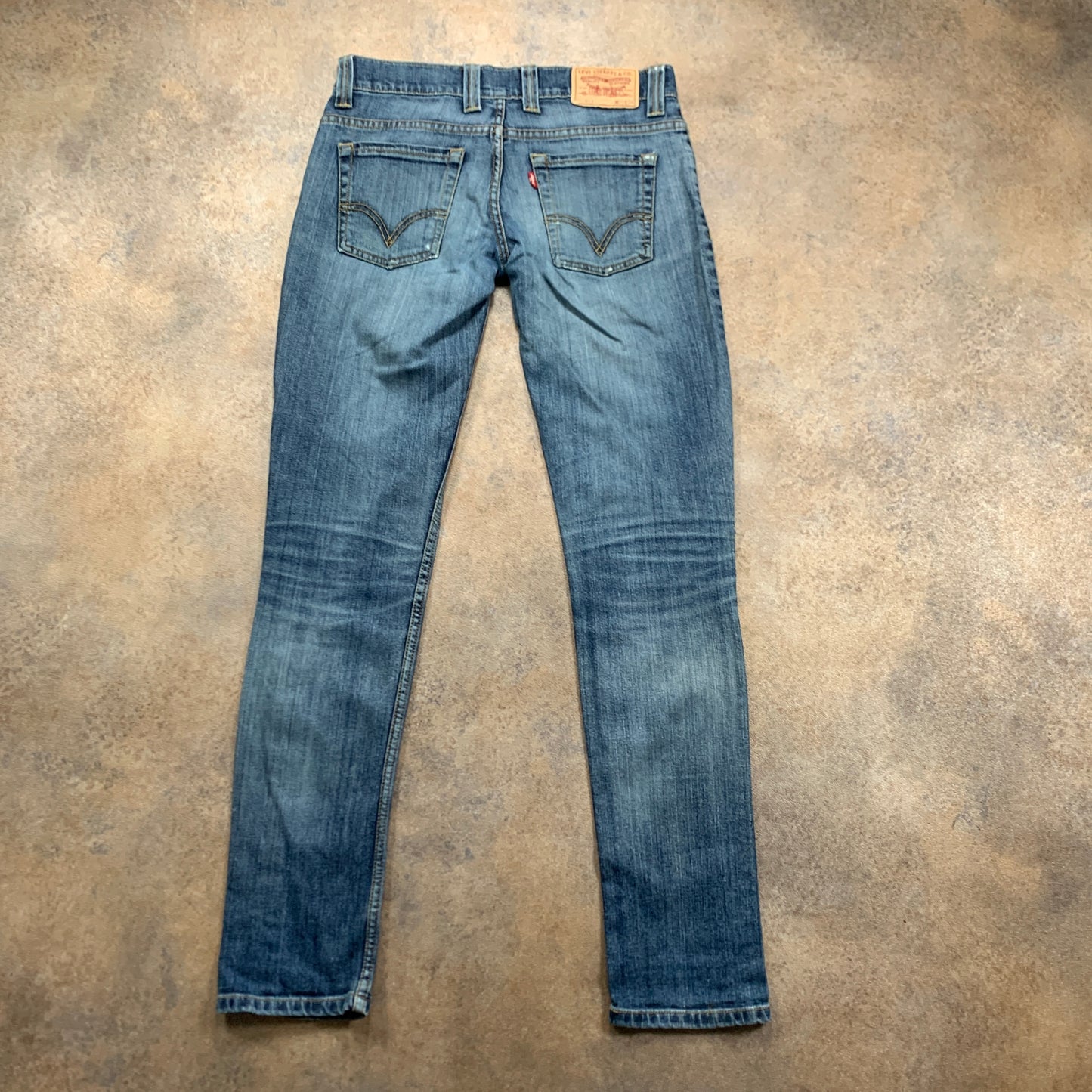 Vintage LEVI'S 603 Jeans W29 L34 Mens Skinny Fit Blue