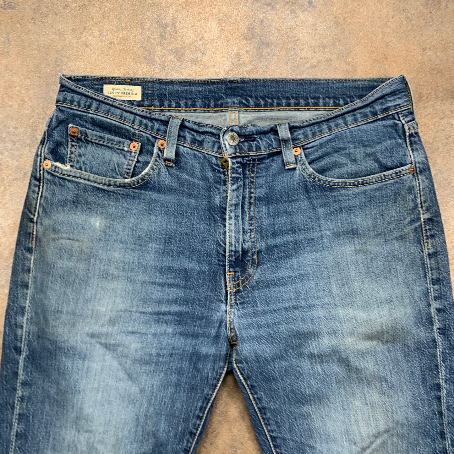 LEVI'S 514 Jeans W32 L29 Mens Regular Fit Straight Blue