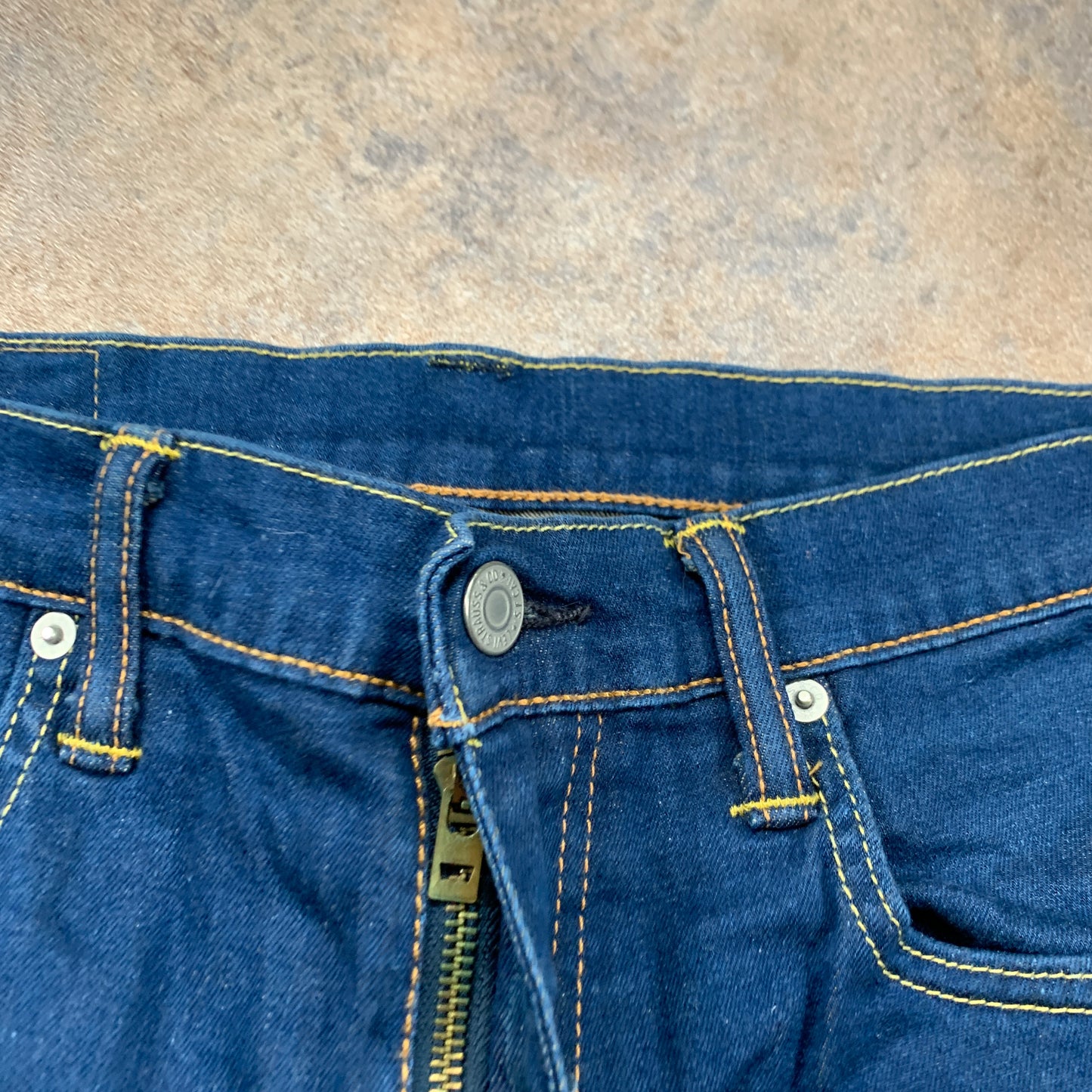 LEVI'S 520 Jeans W32 L30 Mens Skinny Fit Blue