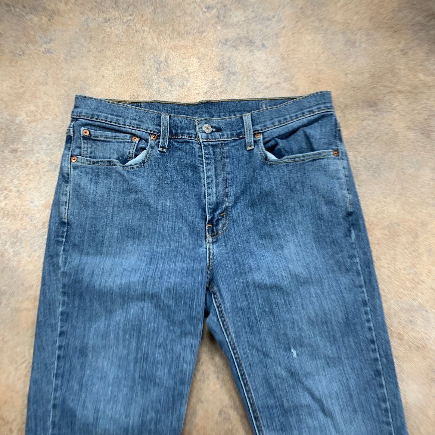 LEVI'S 541 Jeans W33 L30 Mens Slim Fit Tapered Blue