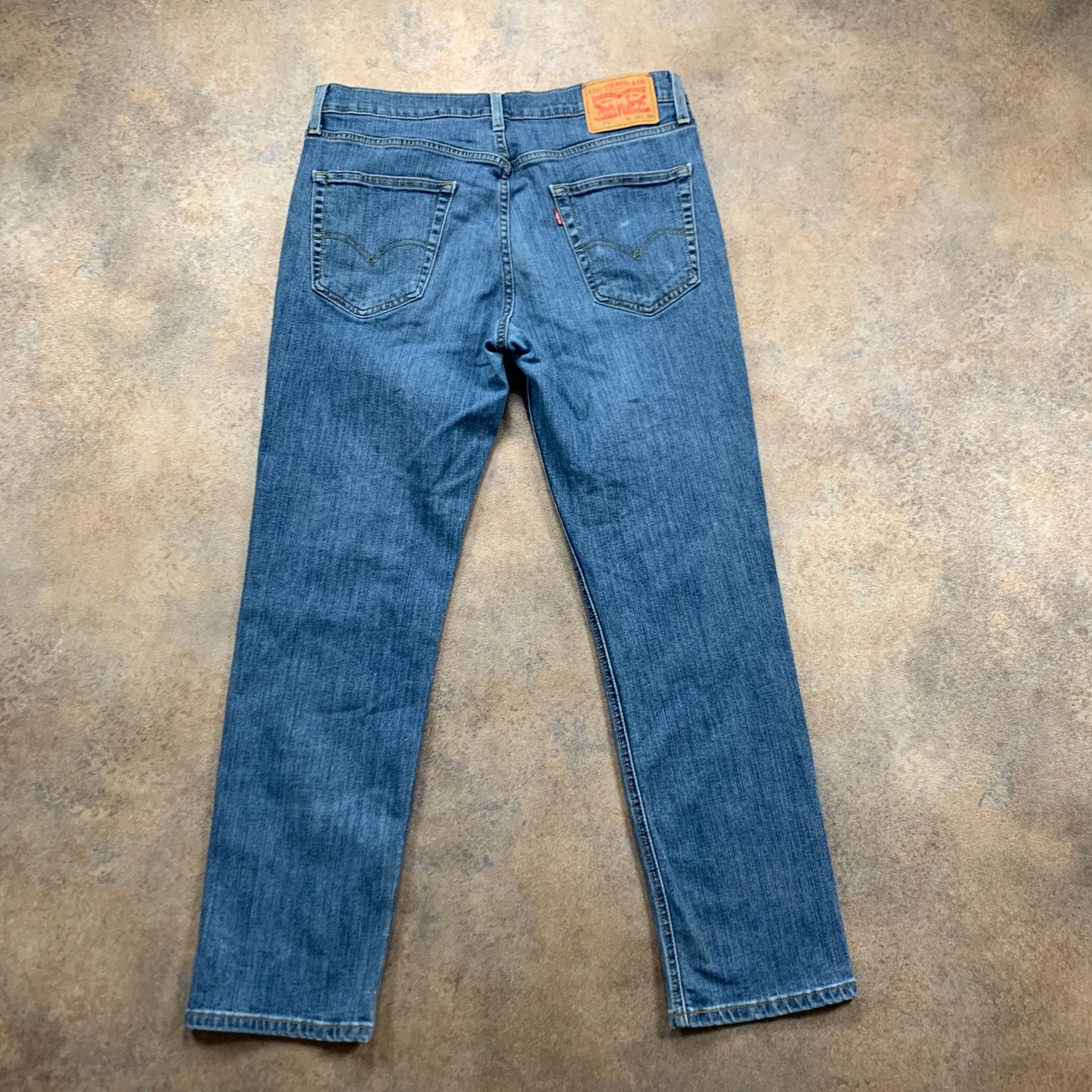 LEVI'S 541 Jeans W33 L30 Mens Slim Fit Tapered Blue