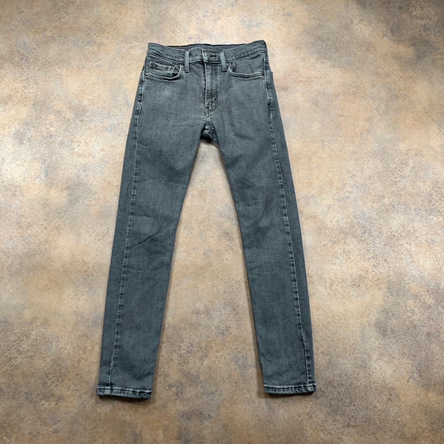 LEVI'S 519 Jeans W30 L30 Mens Skinny Fit Grey